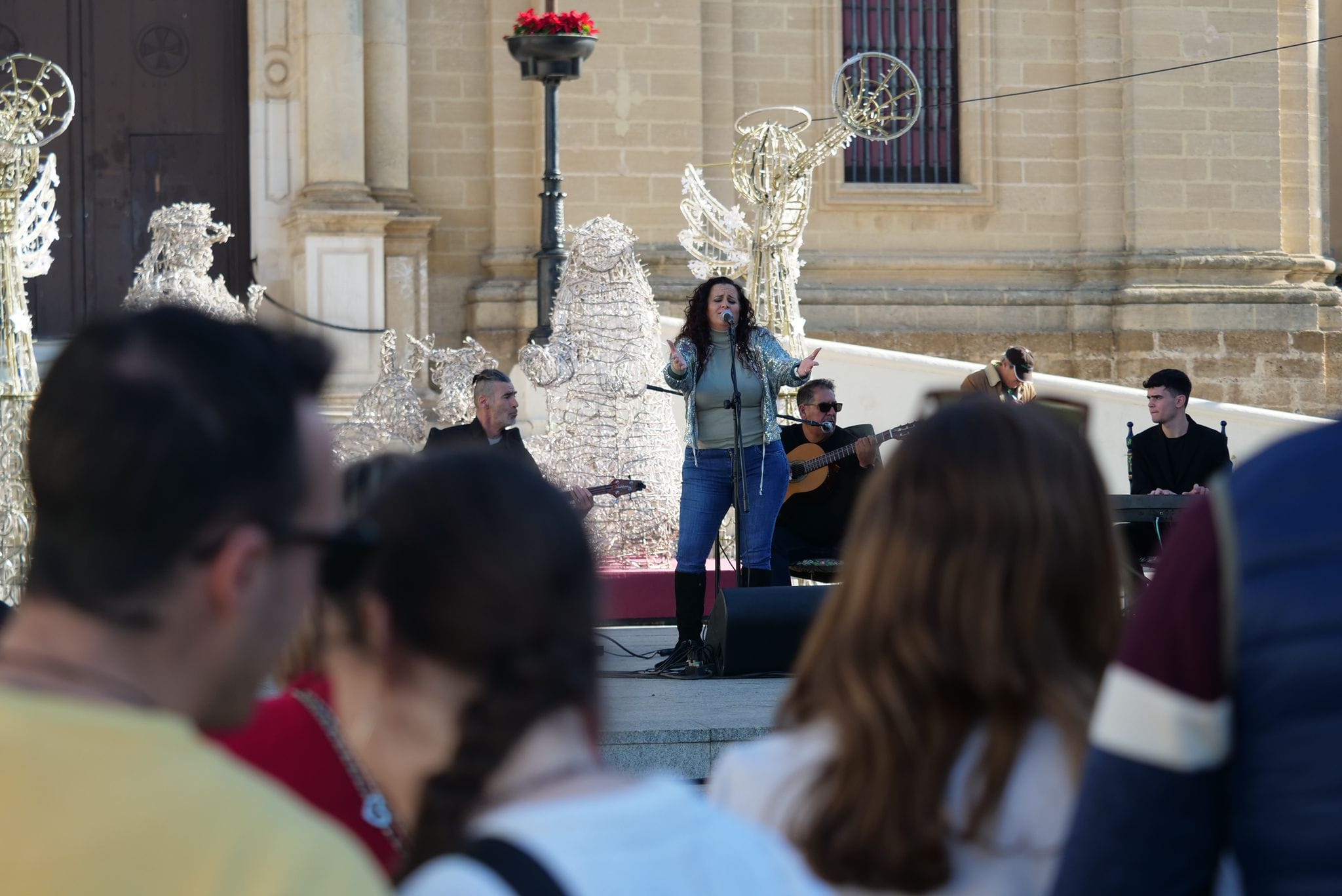Una Zambomba en Chiclana en una navidad pasada.