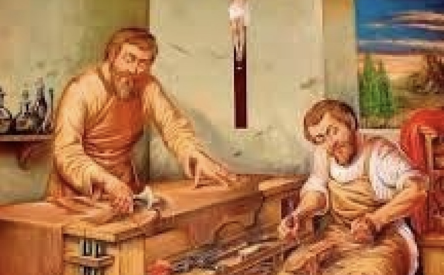 San Crispín y San Crispino, patronos de los zapateros. San Crispín y San Crispino, patronos de los zapateros.