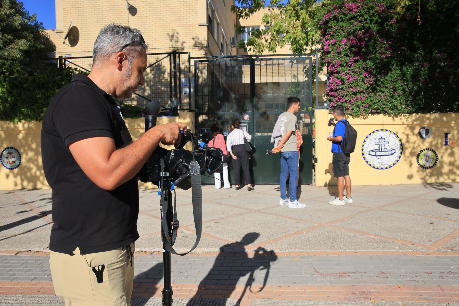 El IES Romero Vargas, el pasado viernes.