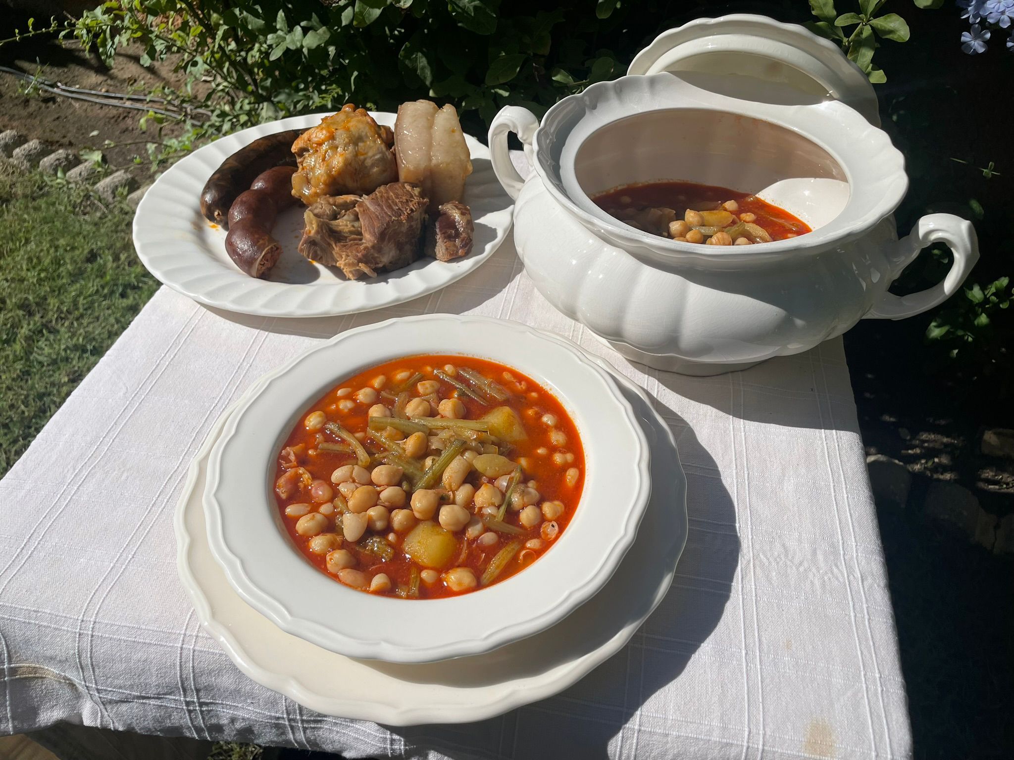 Berza con tagarninas, la receta de Aprendiendo a cocinar.