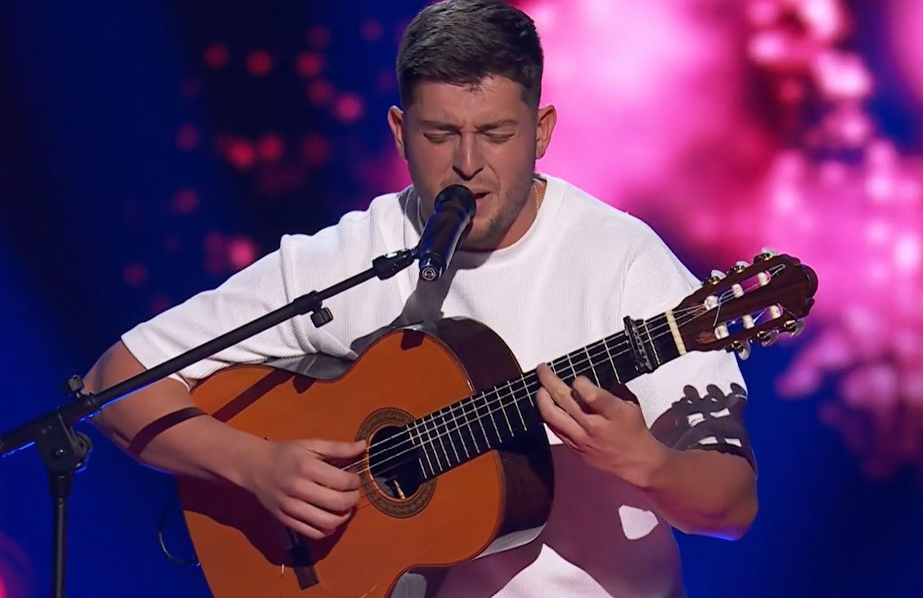 Cayetano Fernández durante las audiciones a ciegas de La Voz. Cayetano Fernández durante las audiciones a ciegas de La Voz.