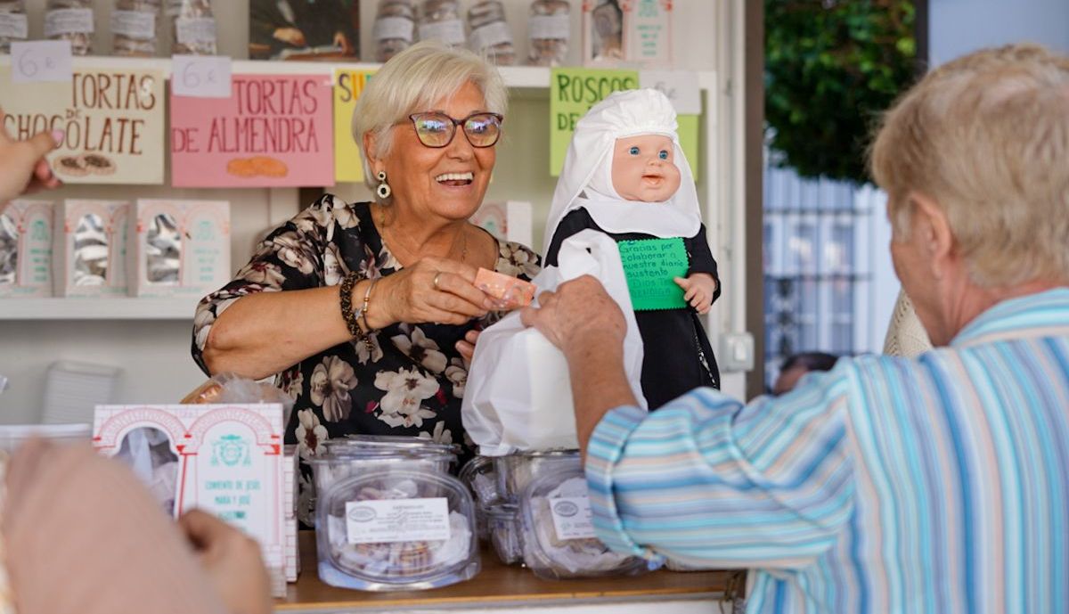 Venta de dulces en Medina.