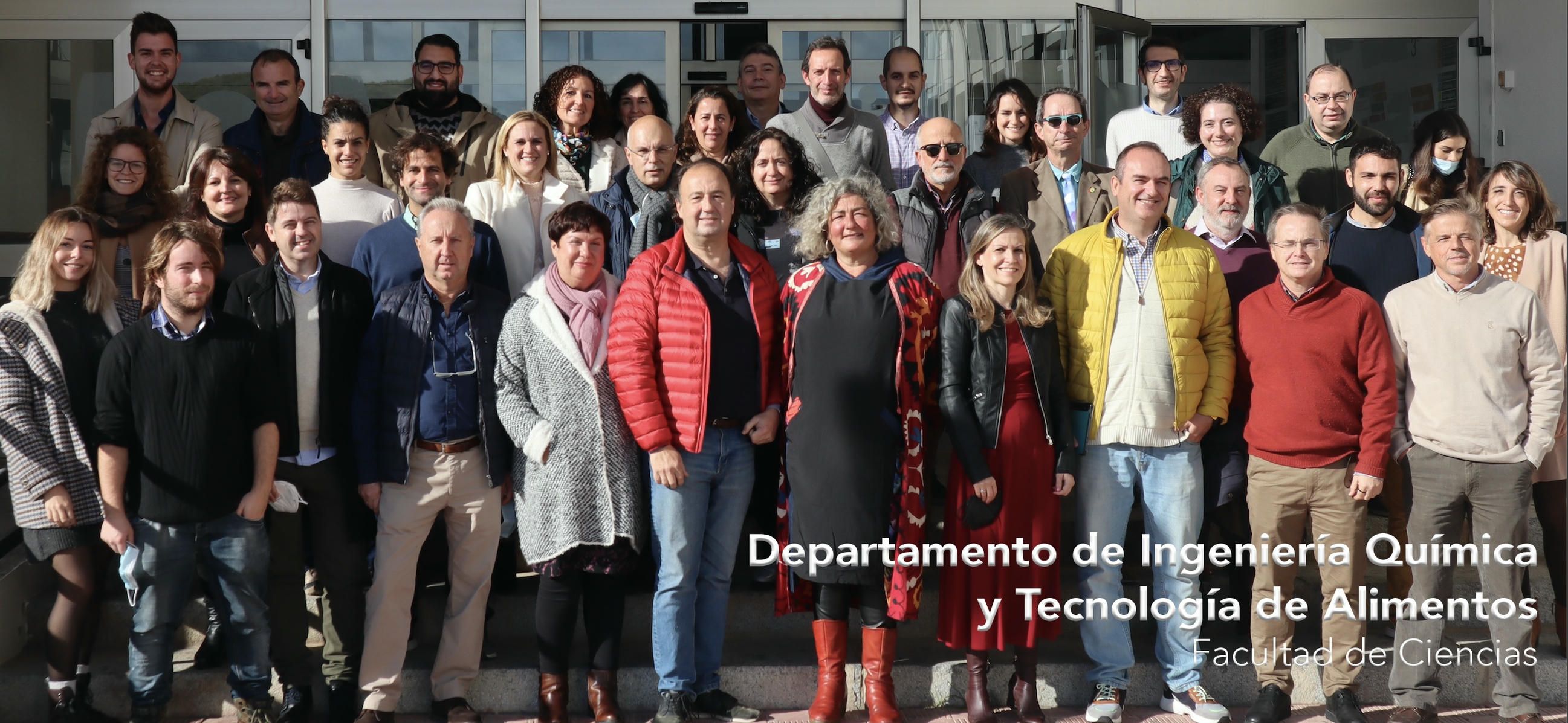 El Departamento de Ingeniería Química y Tecnología de Alimentos, en una imagen retrospectiva de cuando el actual rector aún trabajaba en él.