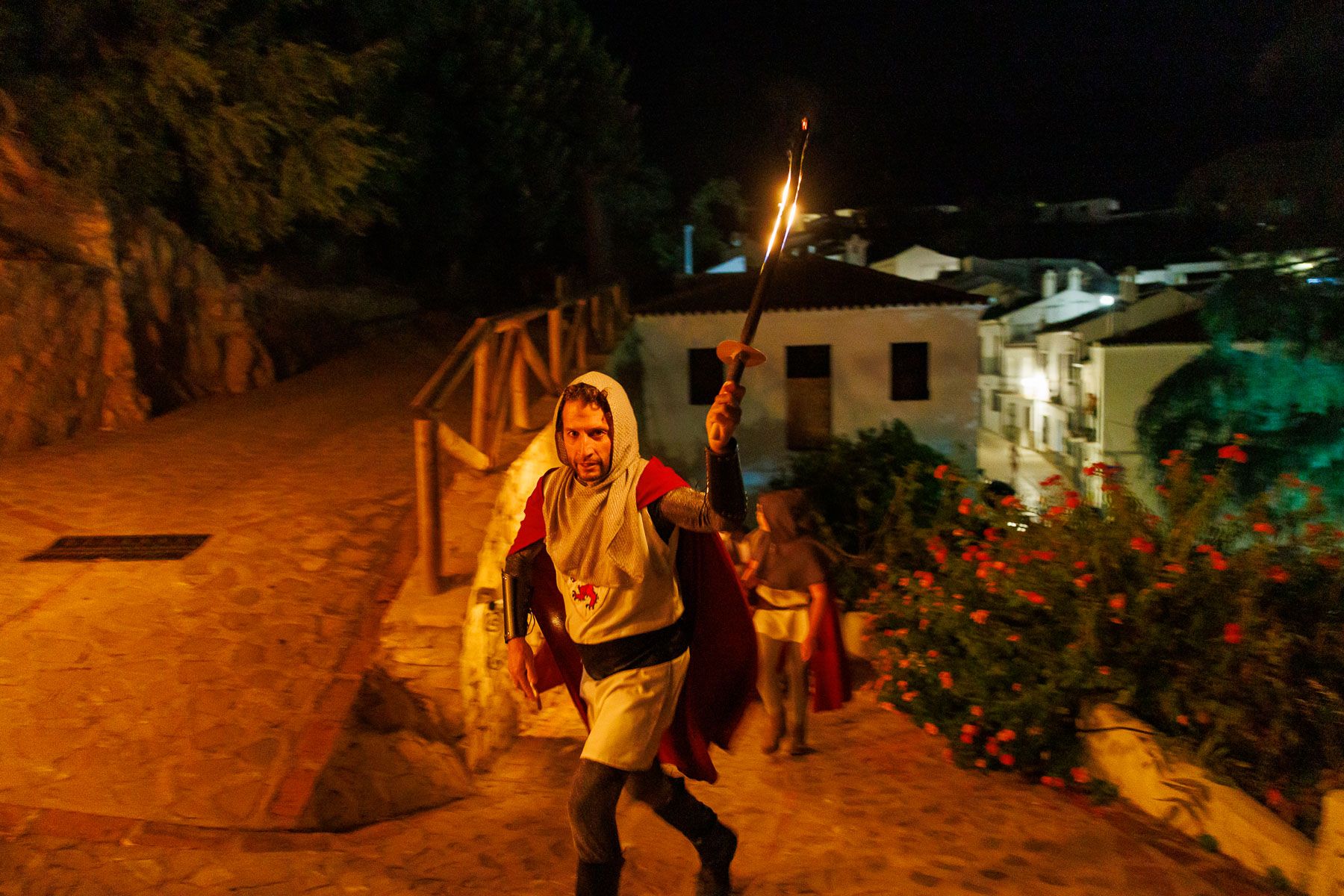 Más de 250 personas participan en la recreación de la Toma de la Villa de Zahara de la Sierra.