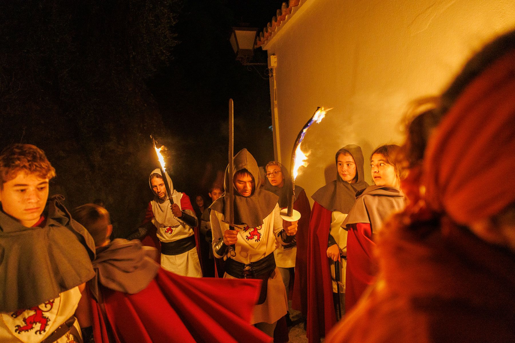 Más de 250 personas participan en la recreación de la Toma de la Villa de Zahara de la Sierra.