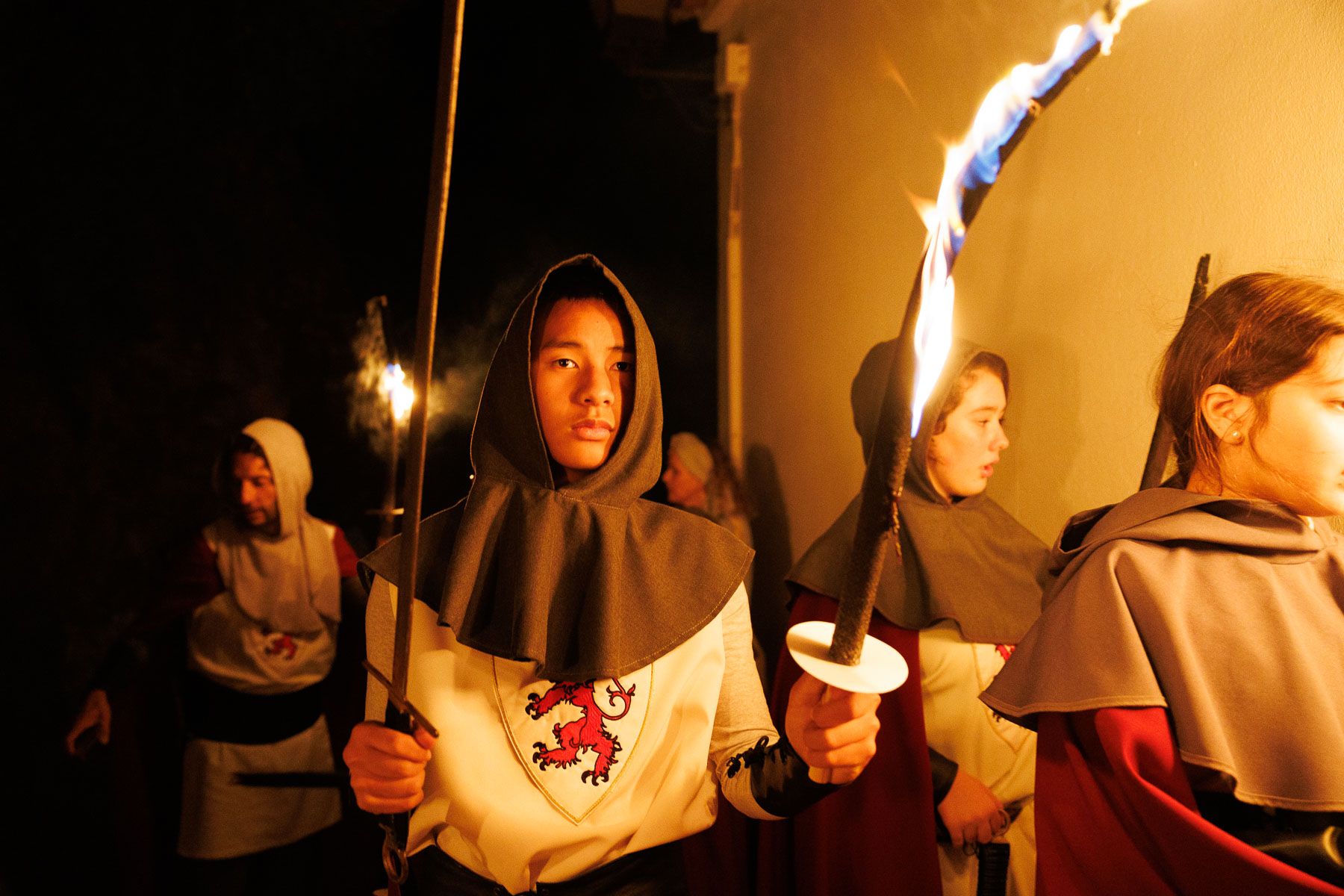 Más de 250 personas participan en la recreación de la Toma de la Villa de Zahara de la Sierra.