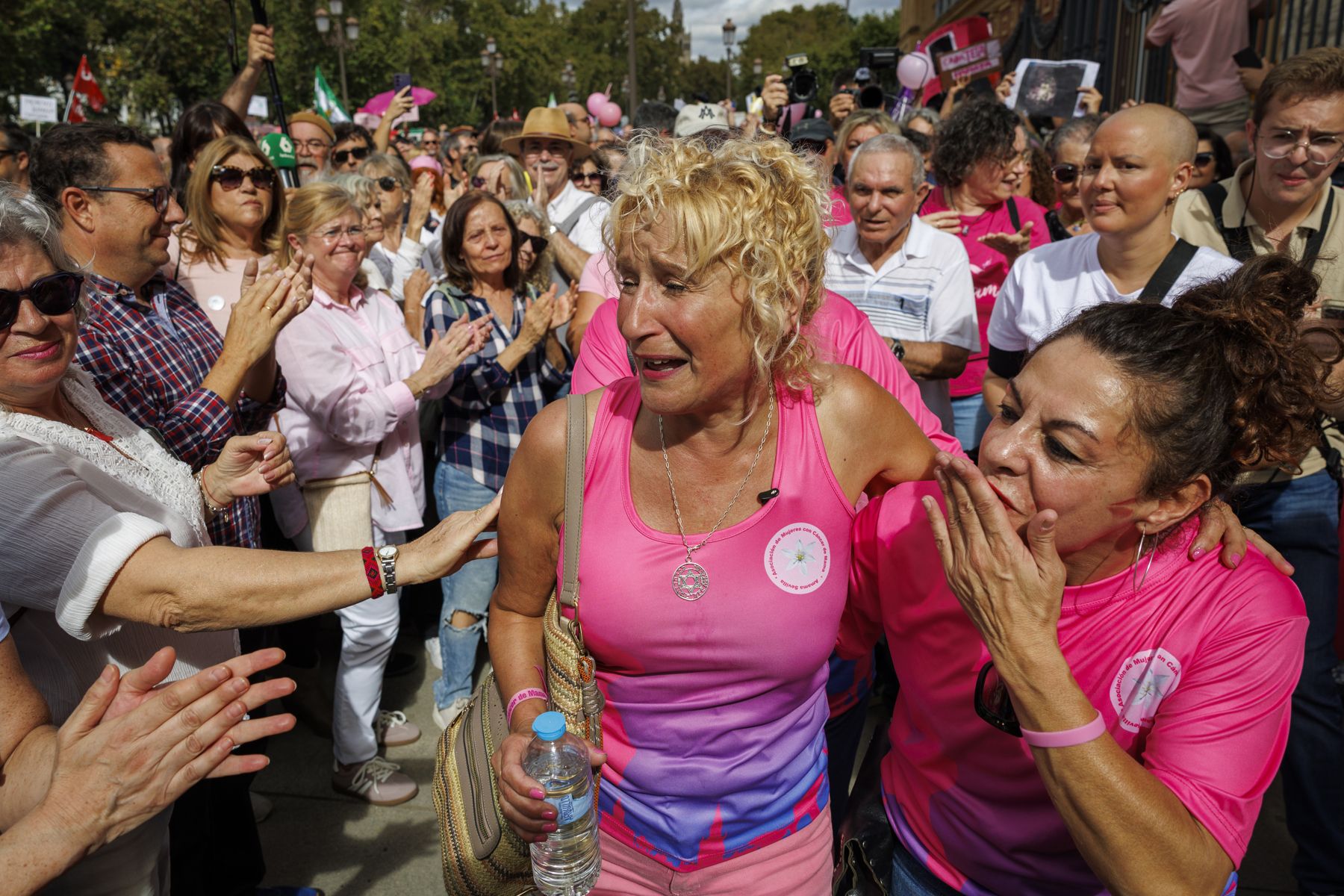Cristina Medina junto a la presidenta de Amama, Ángela Claverol. Cristina Medina junto a la presidenta de Amama, Ángela Claverol.