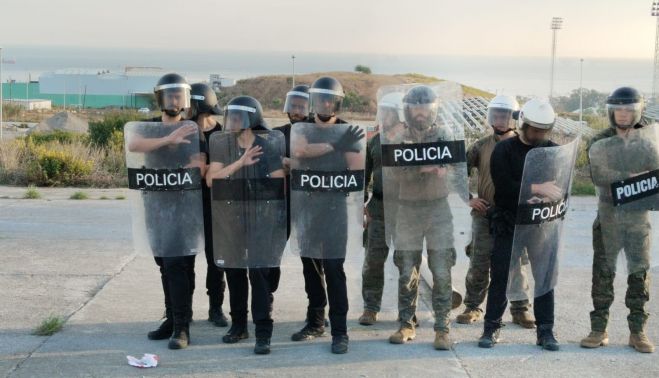 La formación de la Policía Local de Barbate.