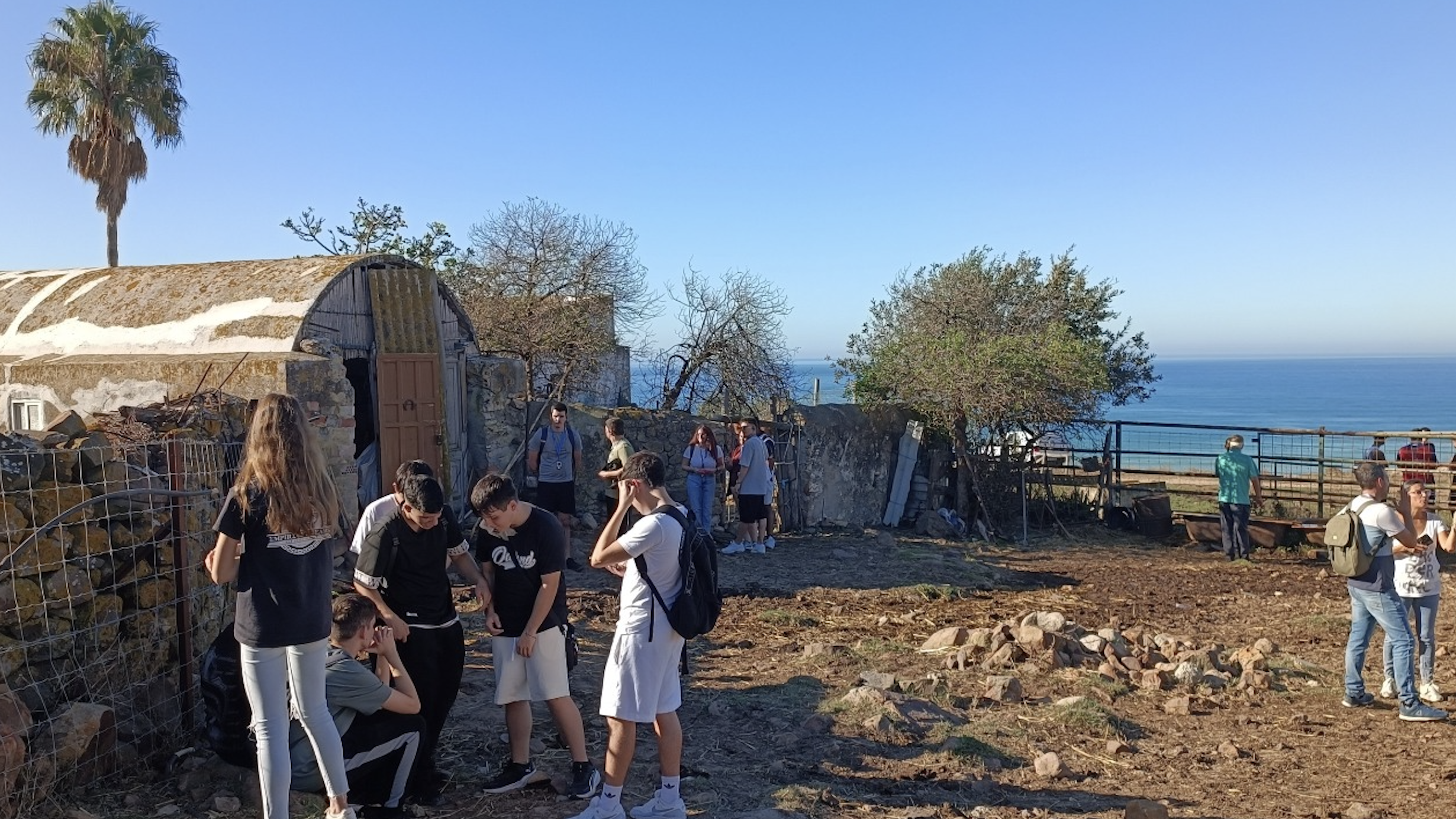 Un momento del desarrollo de la II Ruta de la Ternera Ecológica de la Sierra del Retín.