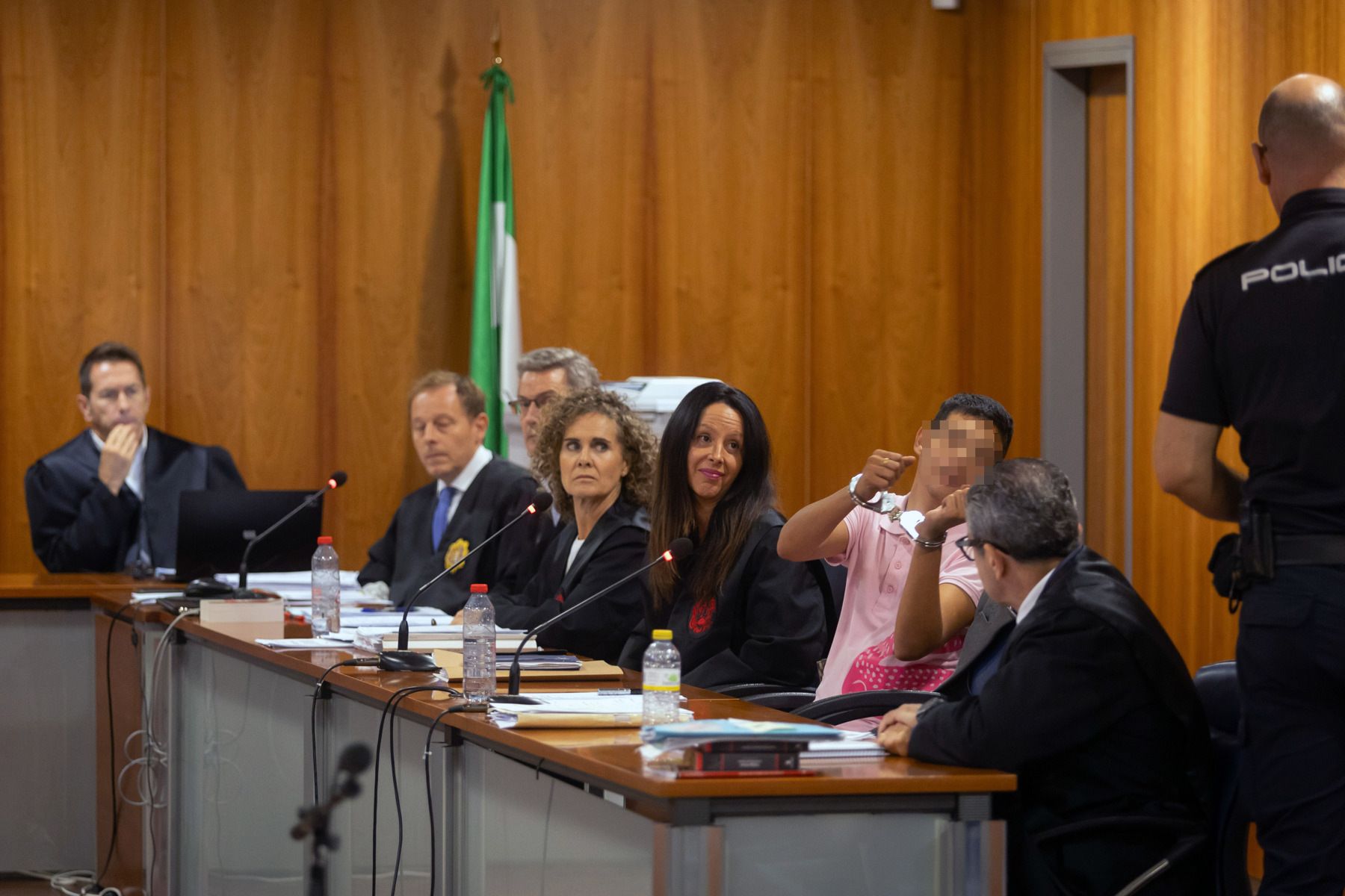 Un momento del juicio celebrado este lunes. Un momento del juicio celebrado este lunes.