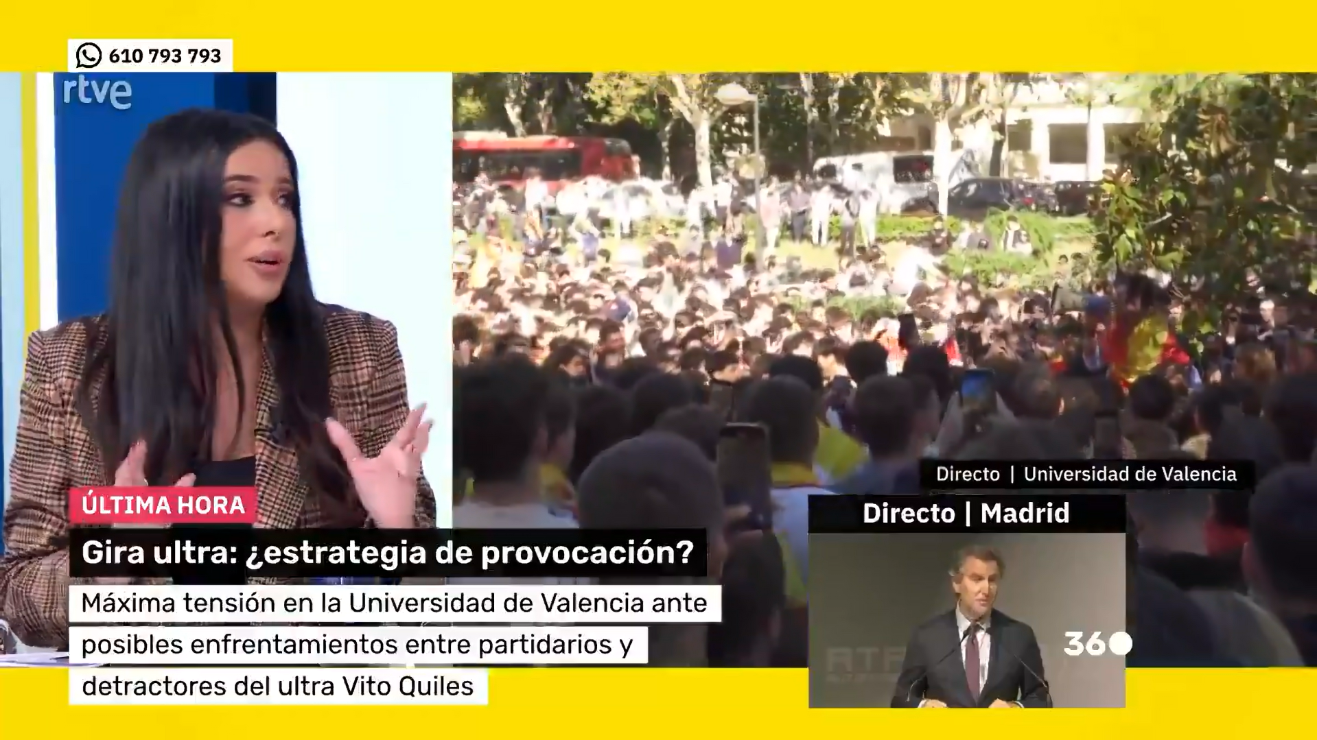 Sarah Santaolalla en TVE.