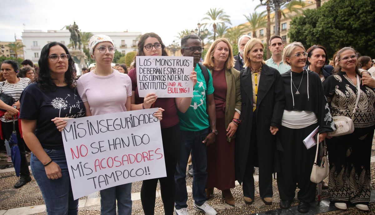 concentracion acoso escolar en Jerez  09