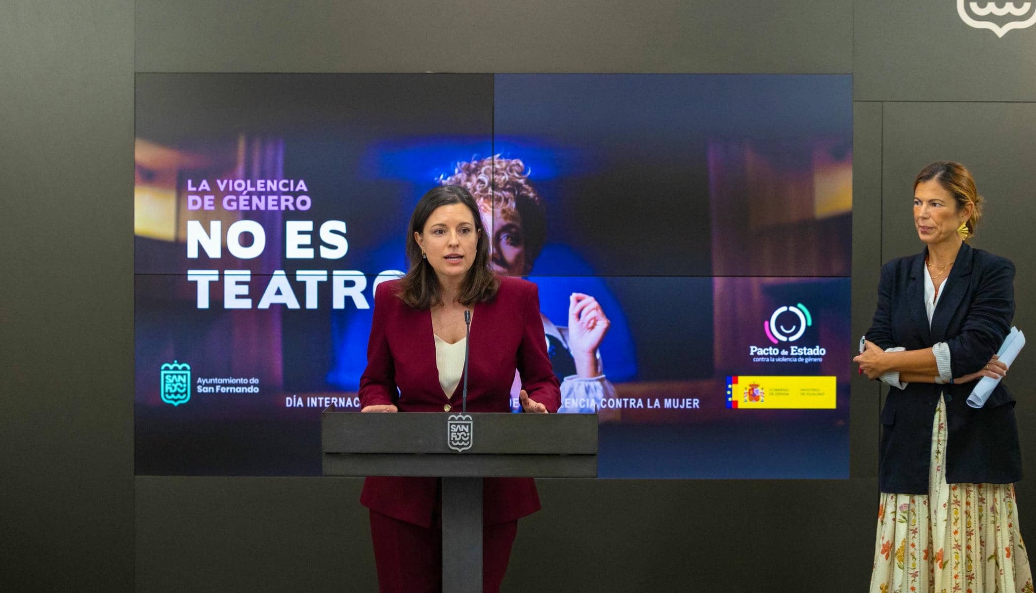 Patricia Cavada e Isabel Blanco, en la presentación de la campaña.