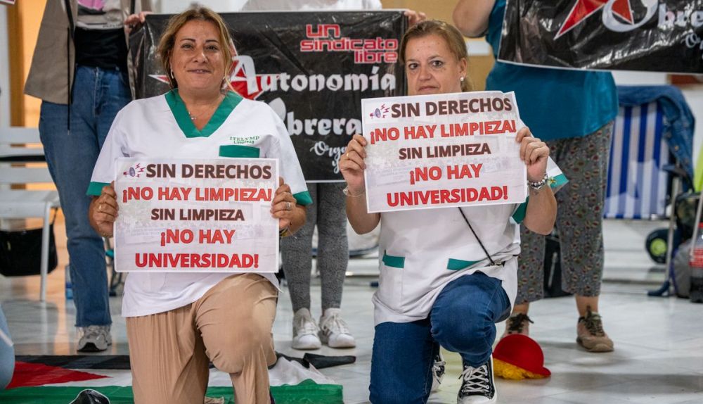 Limpiadora encierro UCA