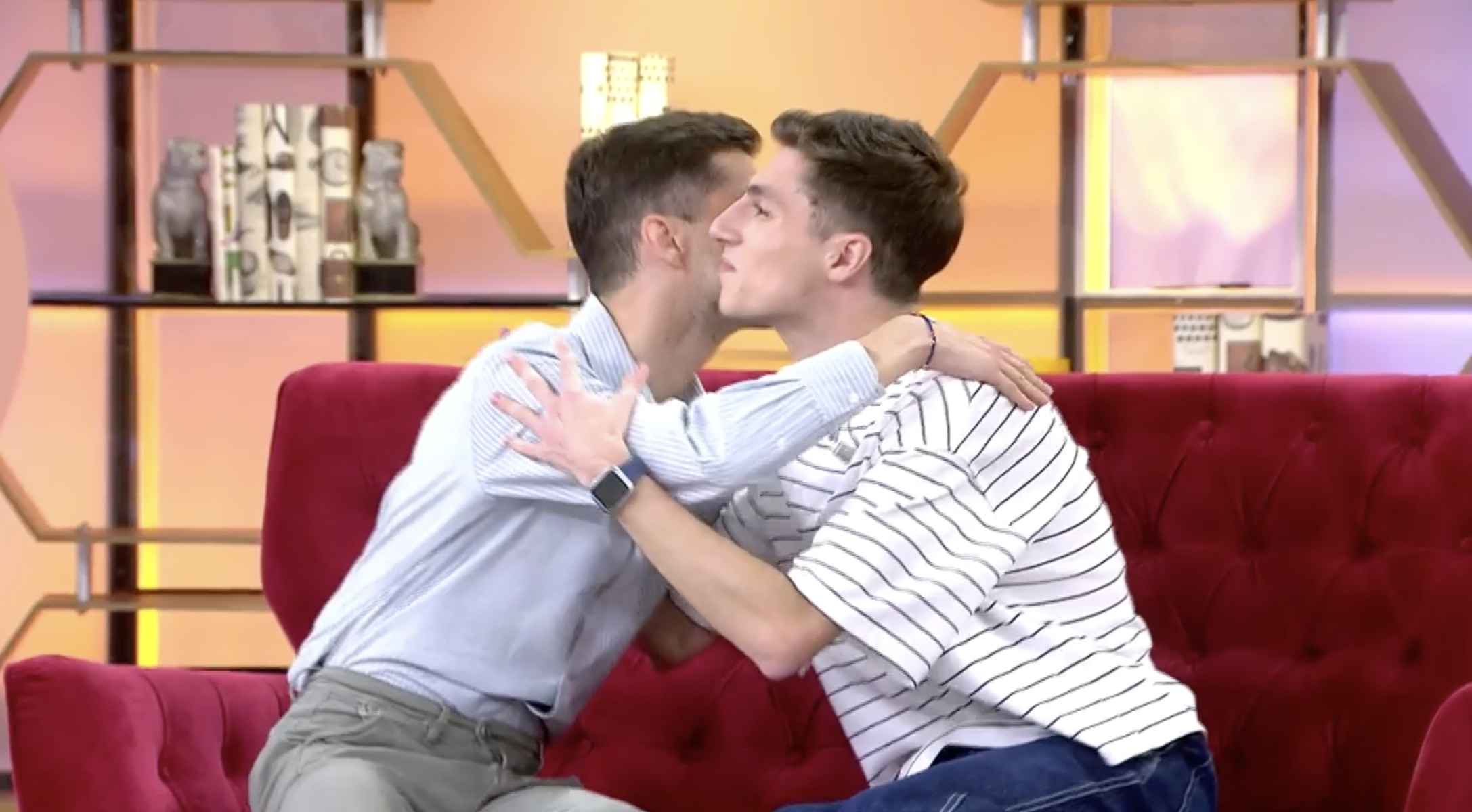 Daniel, a la derecha, dio las gracias a su hermano por todo el apoyo.