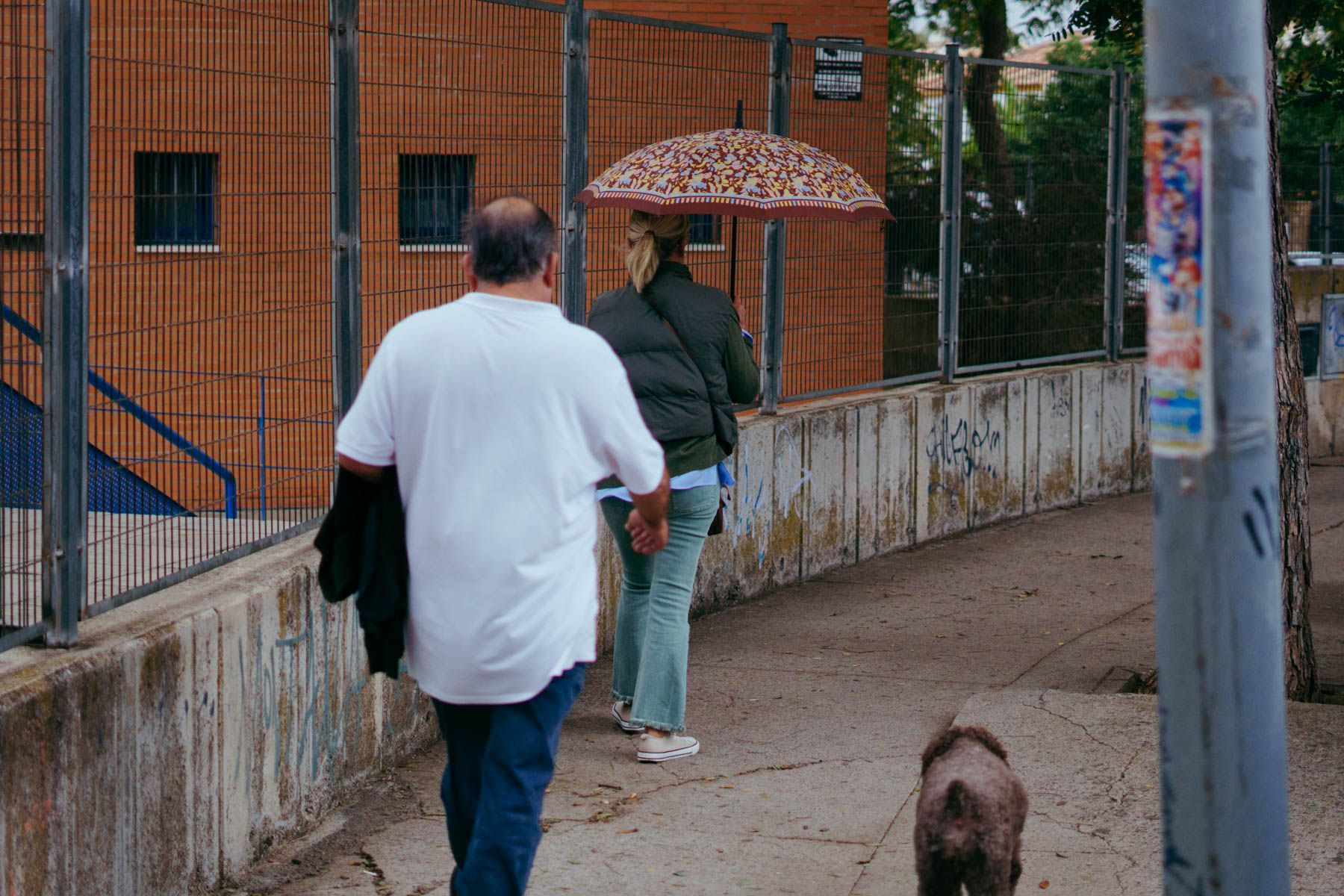 Paraguas en Andalucía.