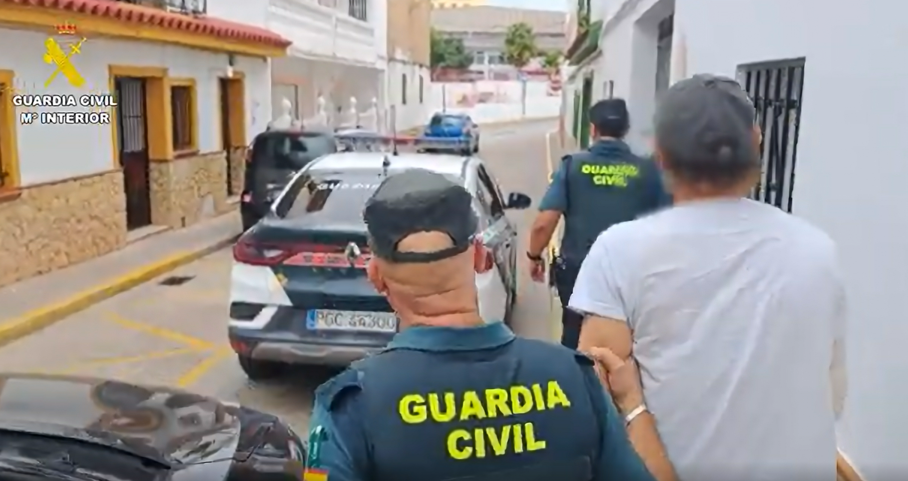 Detención del ladrón de cobre.