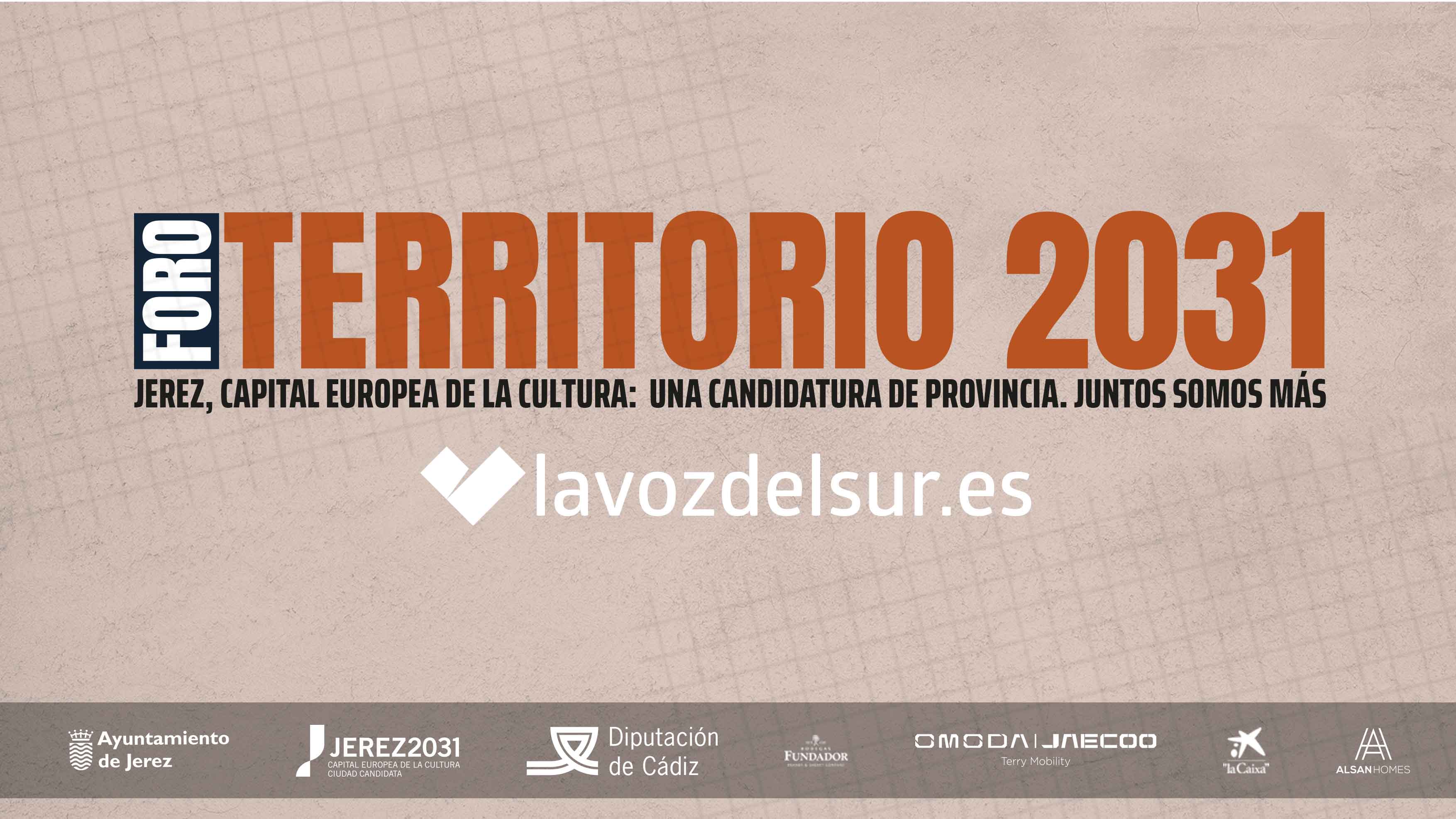 El periódico lavozdelsur.es organiza el foro 'Territorio 2031'.