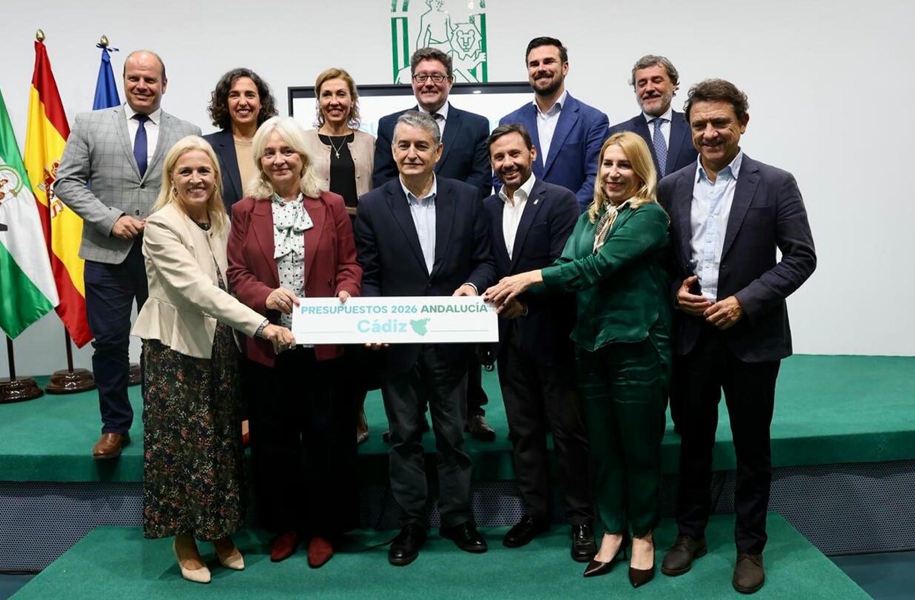 Los Presupuestos de 2026 destinan 534 millones para Cádiz elevando la inversión un 17,3%.