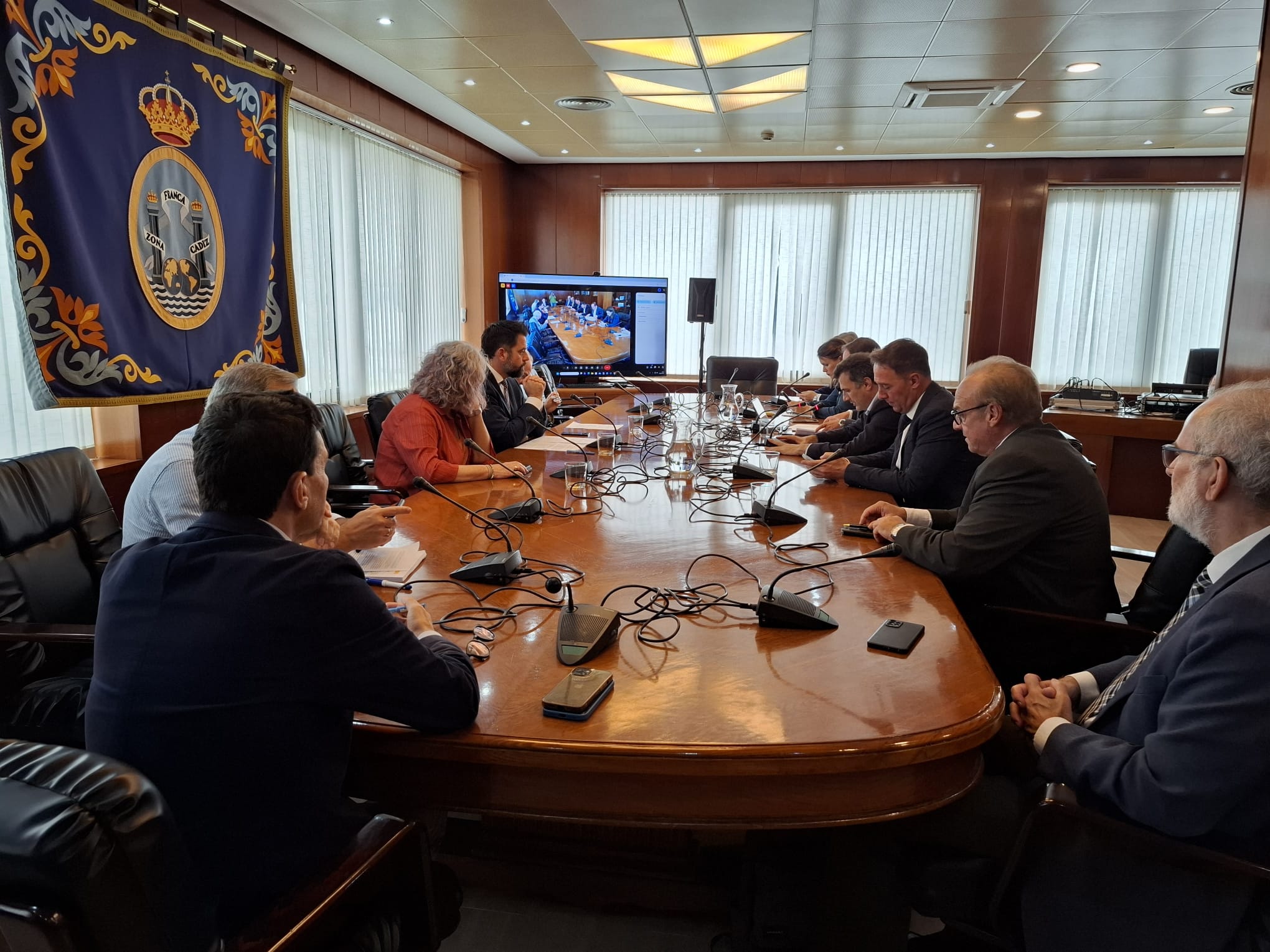 Pleno de la Zona Franca de Cádiz.