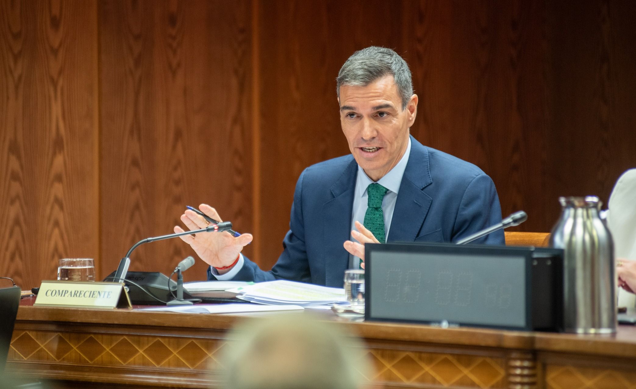 Pedro Sánchez, en el Senado.