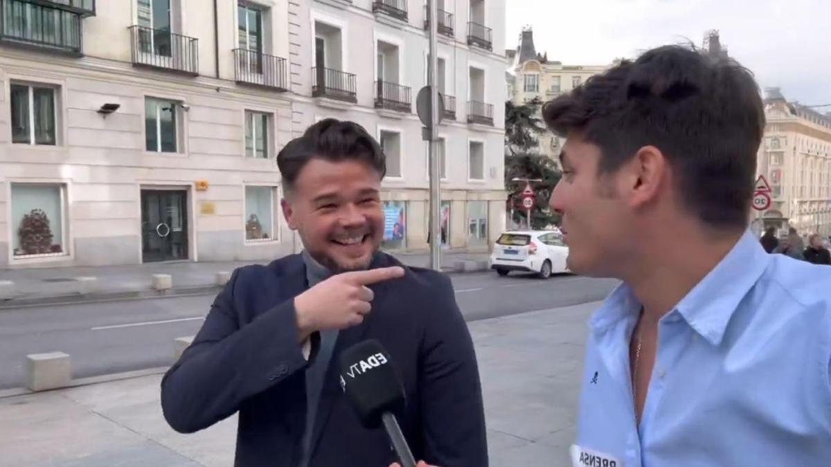 Rufián y Vito Quiles. Rufián y Vito Quiles.