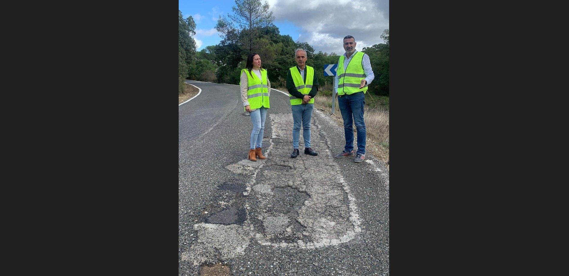 El estado de la carretera. El estado de la carretera.