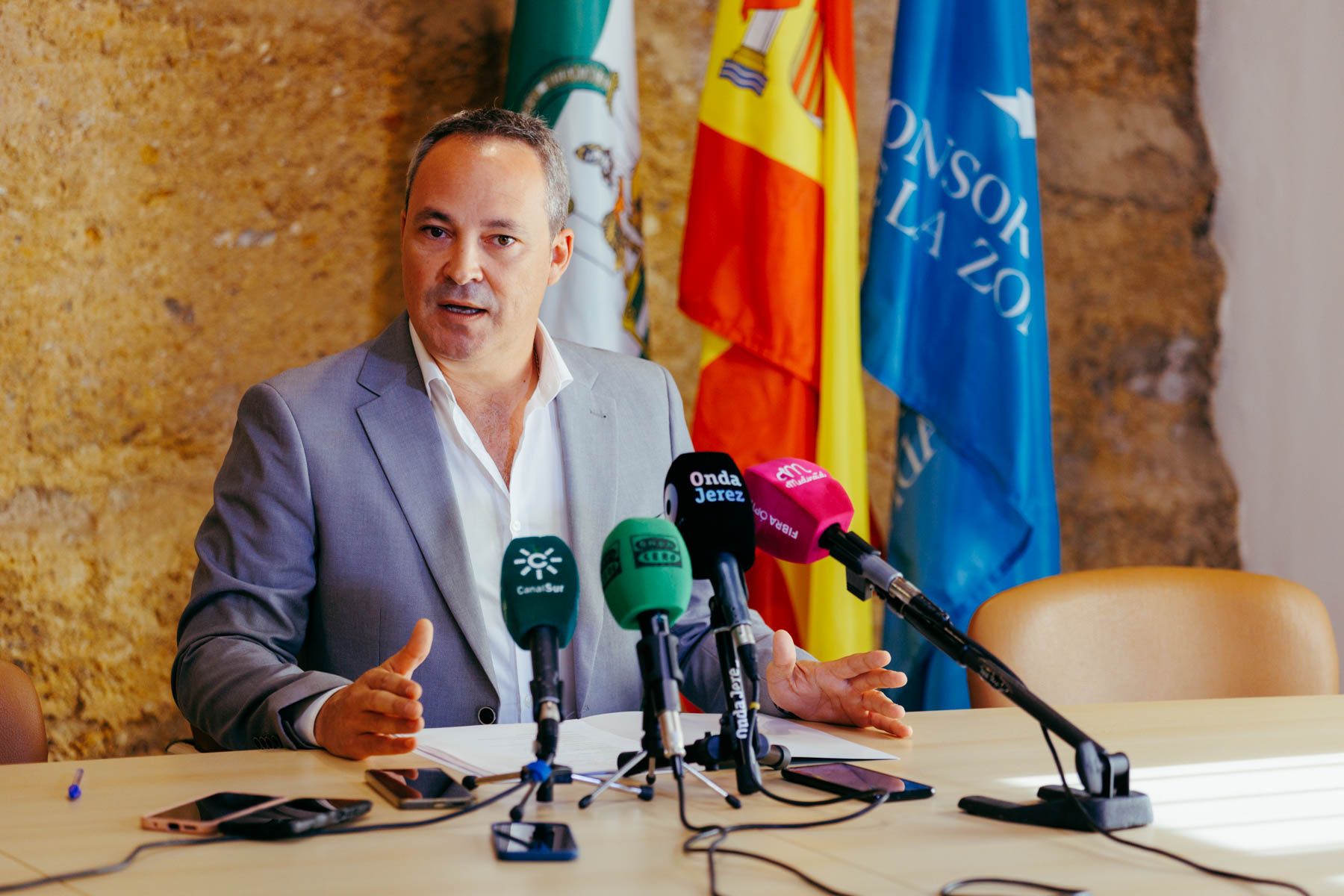 Andrés Díaz, presidente del Consorcio de Aguas de la Zona Gaditana.