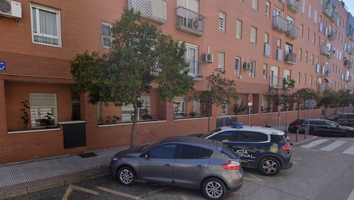 Un coche de policía en Móstoles.