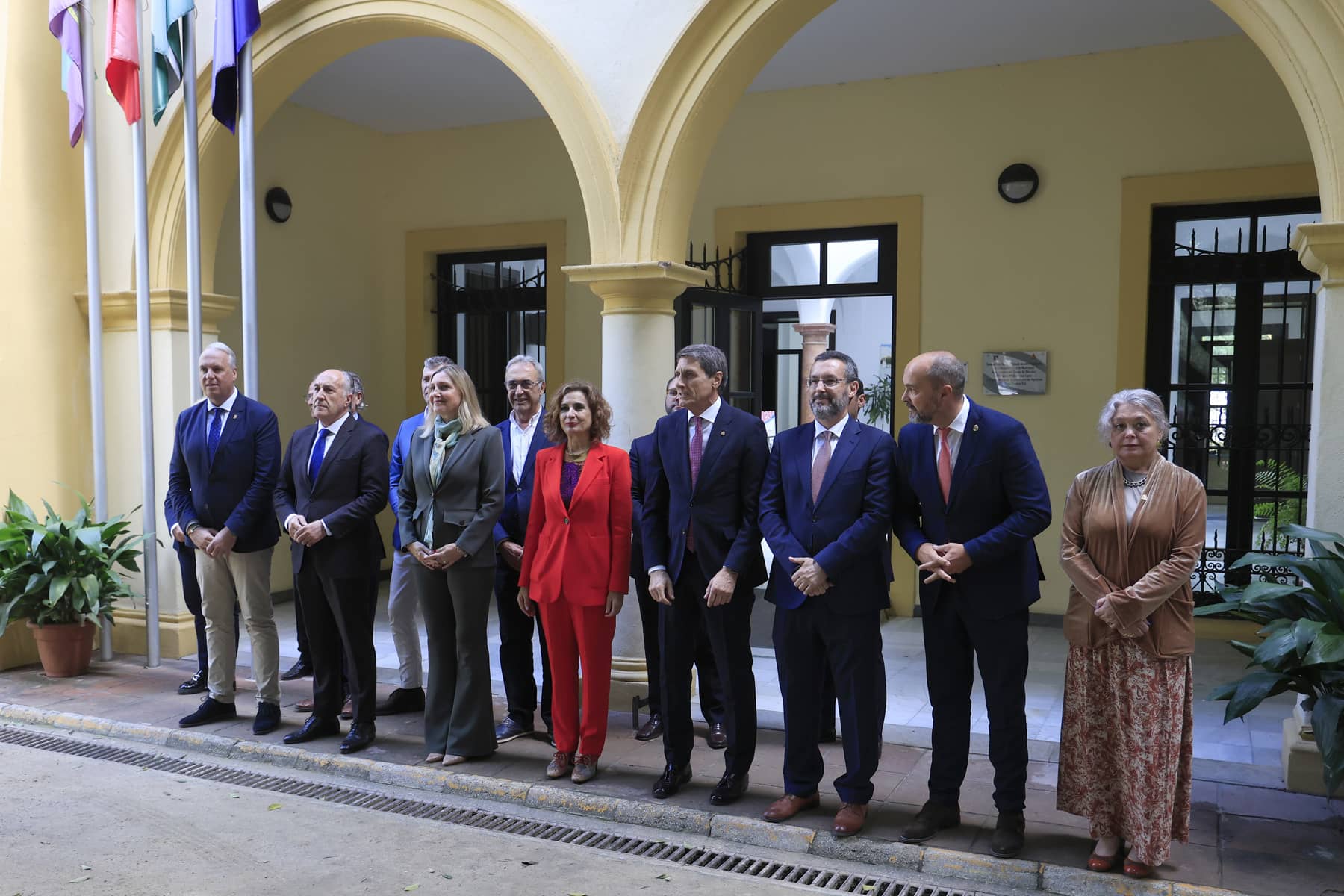 Un momento de la visita de Montero. Un momento de la visita de Montero.