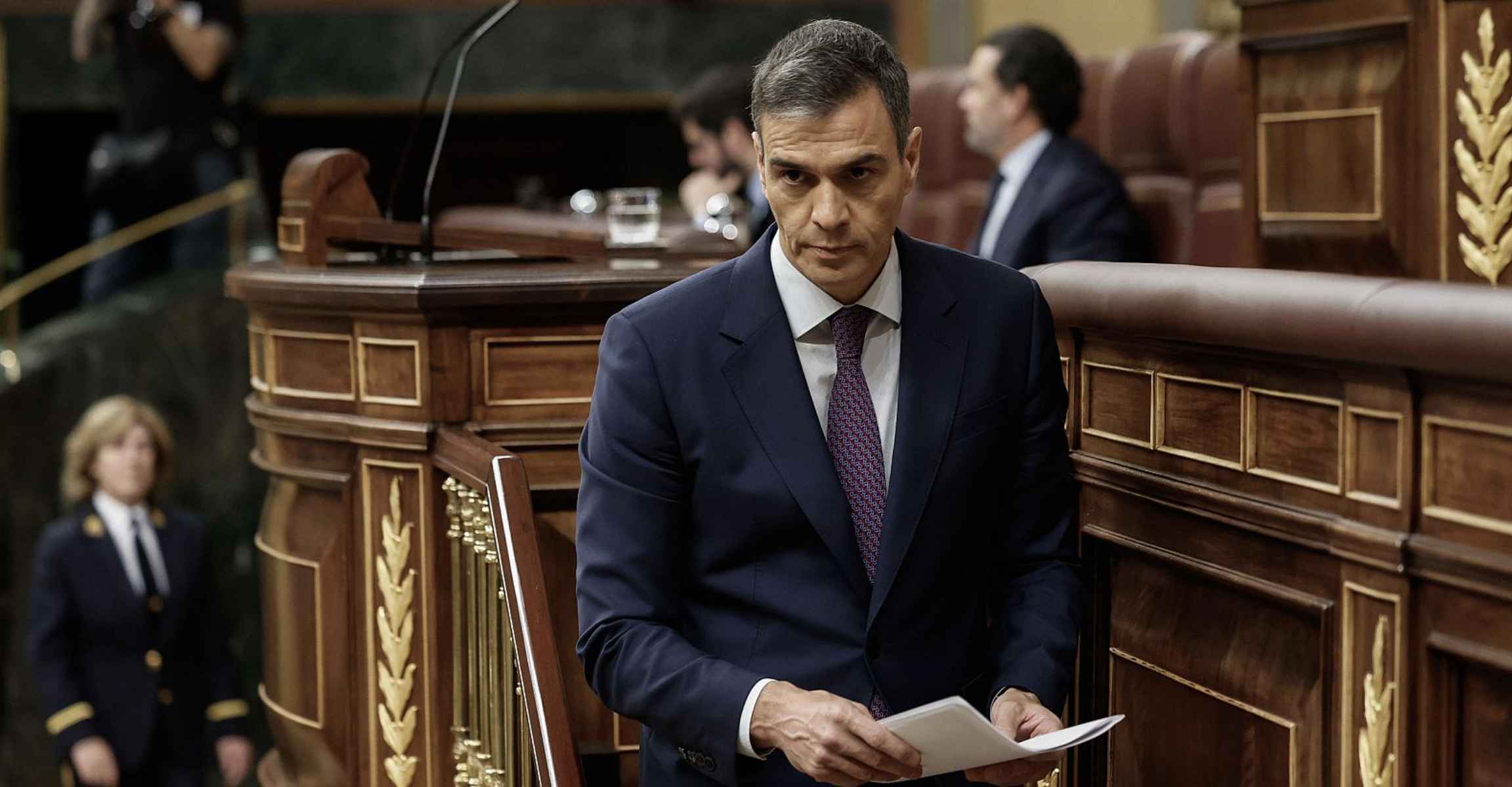 Pedro Sánchez, en el Congreso de los Diputados.