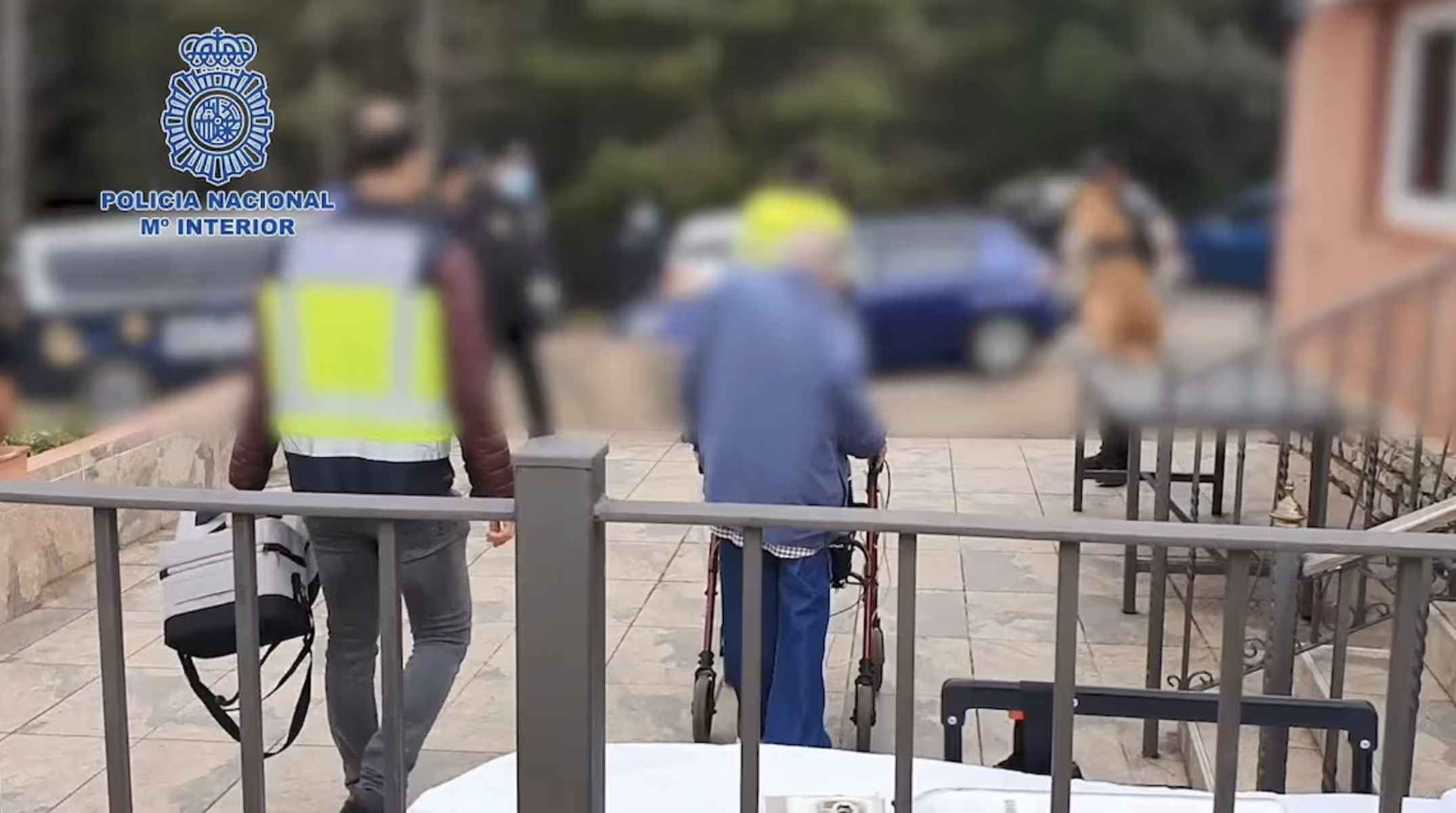 El líder de la secta, ya fallecido, cuando fue detenido.