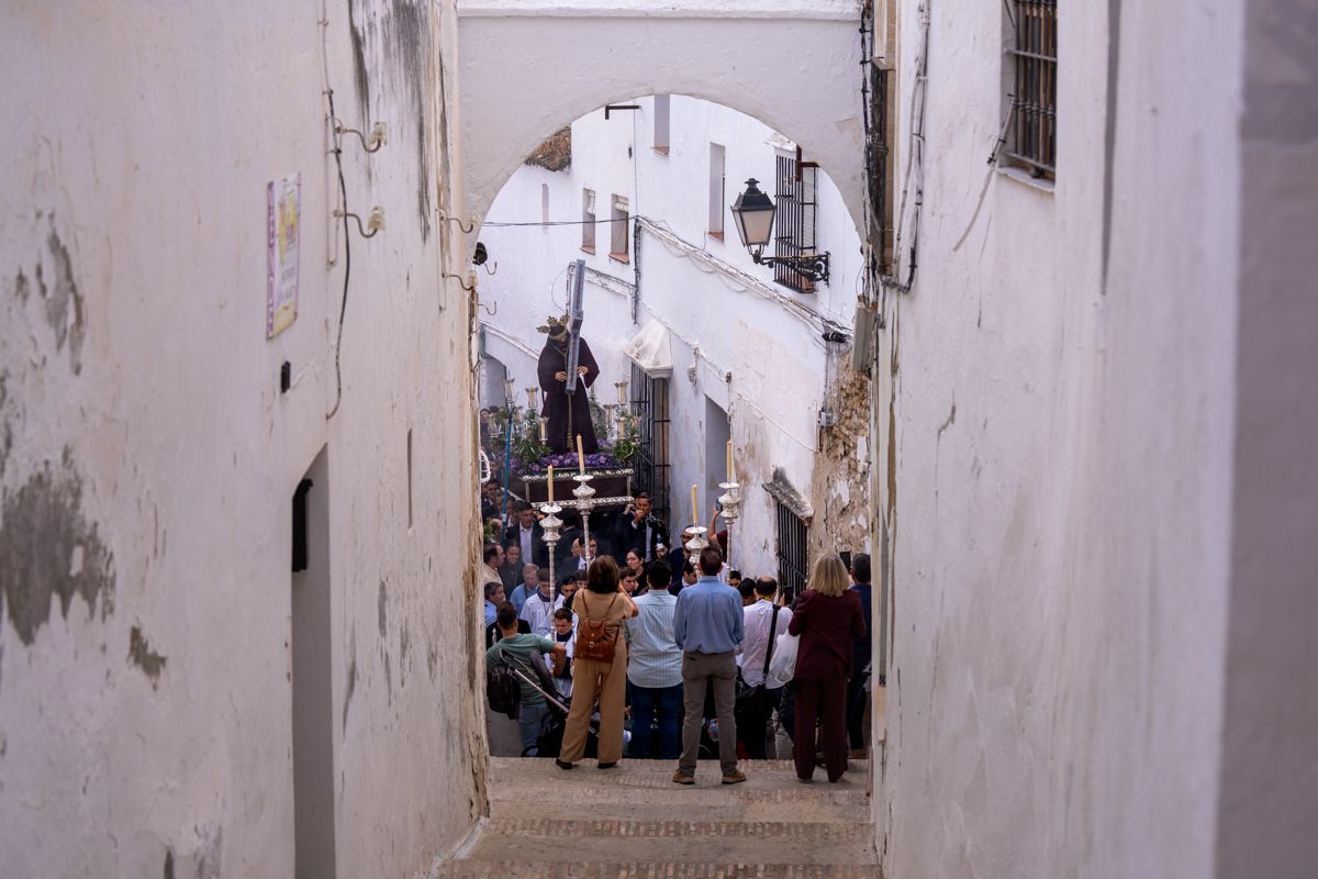 Nuestro Padre Jesús Nazareno, las imágenes del traslado en Arcos este 2025, en el 425 Aniversario y un cuarto de siglo de Regidor Perpetuo.