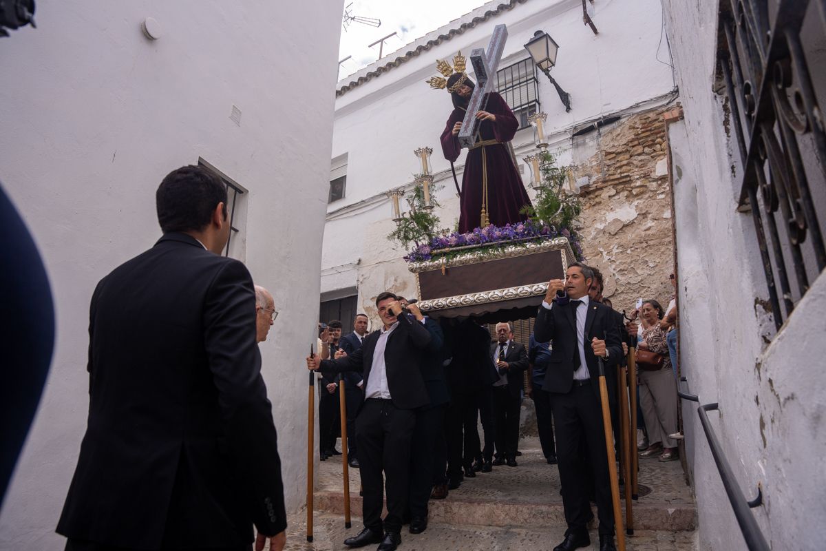 Nuestro Padre Jesús Nazareno, las imágenes del traslado en Arcos este 2025, en el 425 Aniversario y un cuarto de siglo de Regidor Perpetuo.