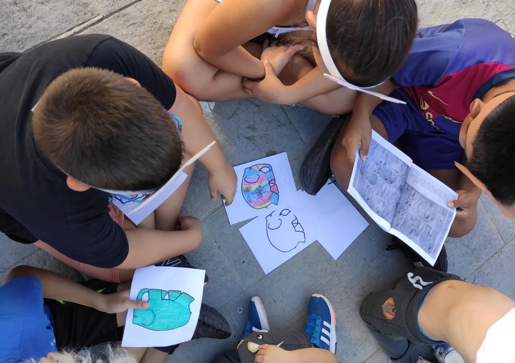 Alumnado del CEIP La Florida en El Puerto.