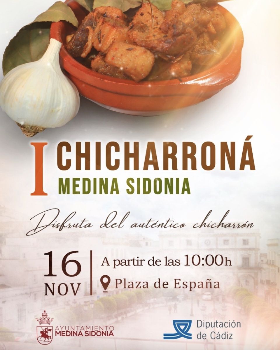 Cartel de la Chicharroná de Medina Sidonia.