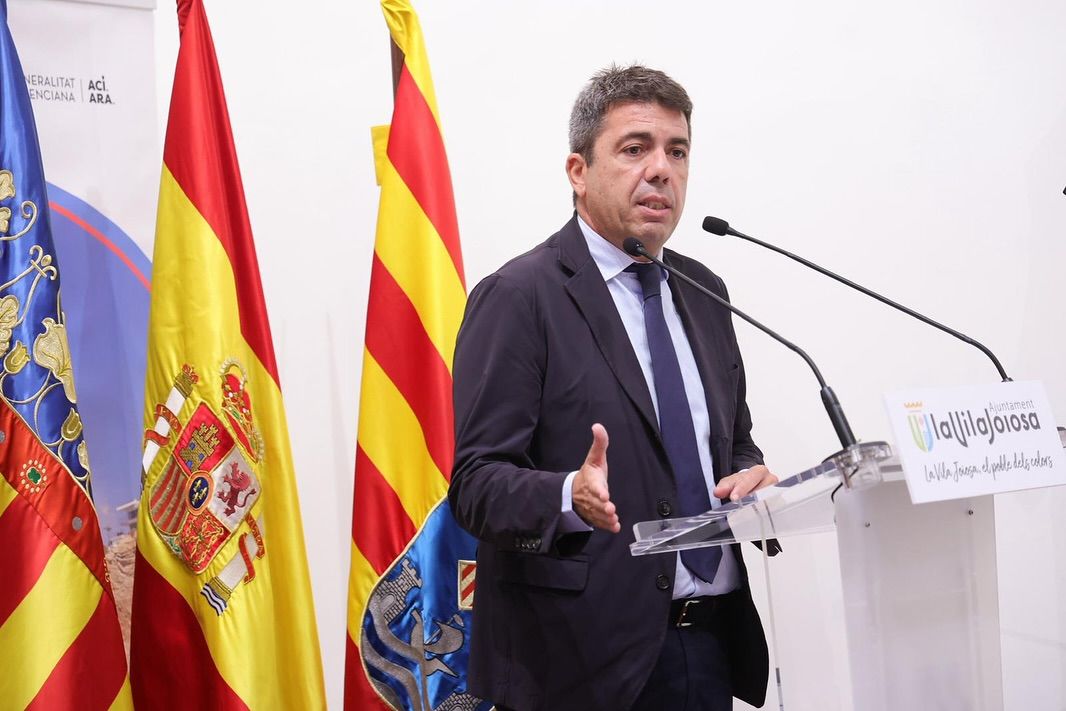 Mazón en una comparecencia reciente.