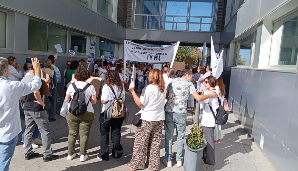 Paros de los técnicos sanitarios.