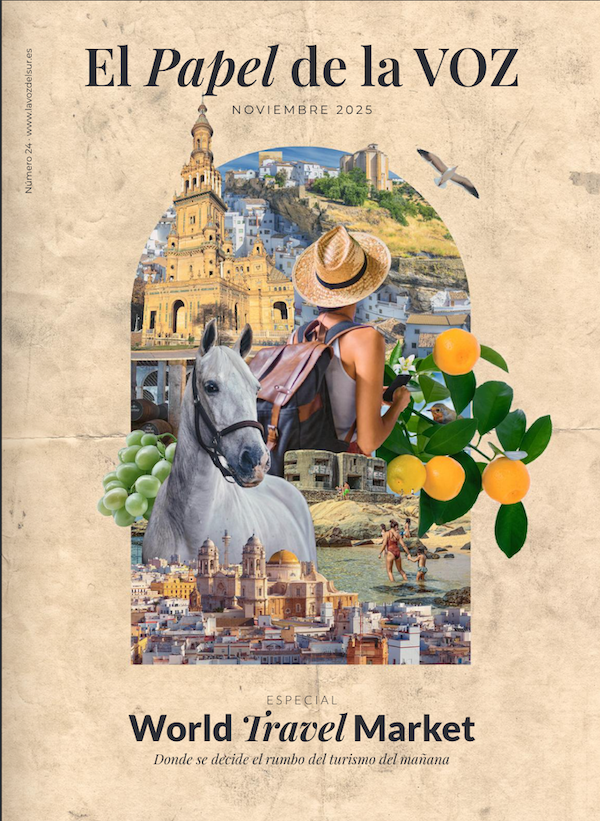 Portada de El Papel de La Voz, edición World Travel Market 2025. Portada de El Papel de La Voz, edición World Travel Market 2025.
