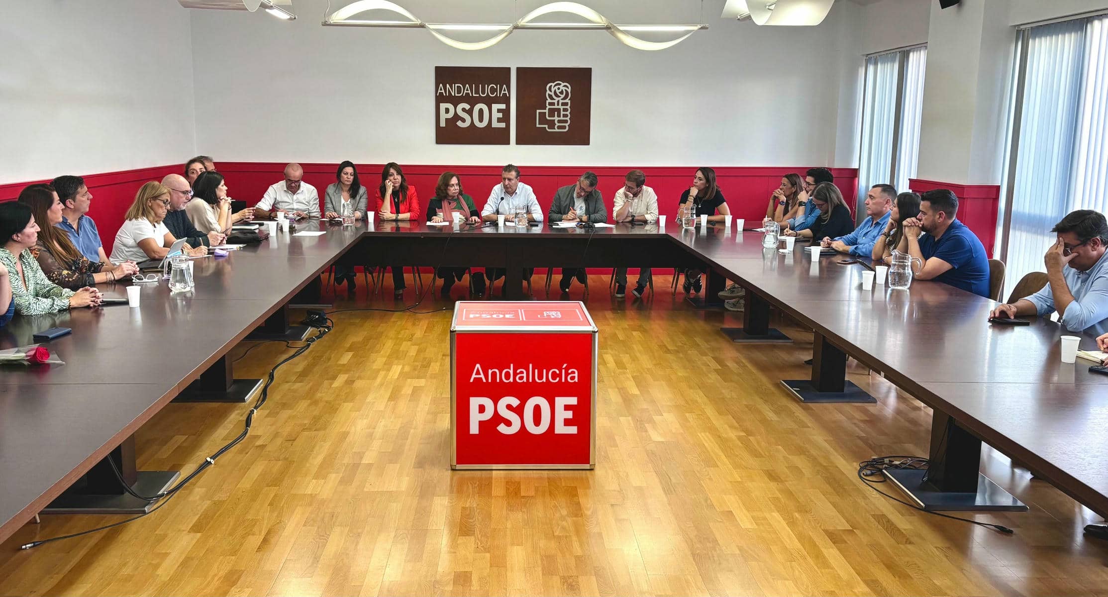 La Ejecutiva Provincial del PSOE de Sevilla.
