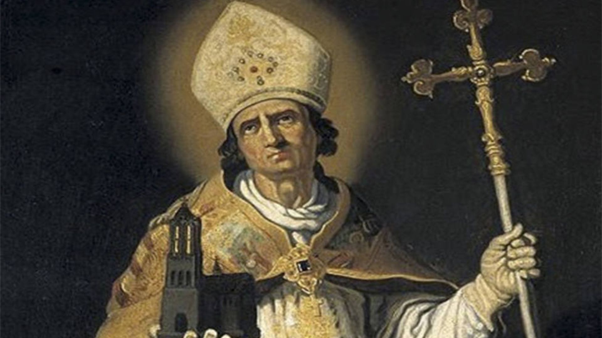 Representación de san Willibrord.