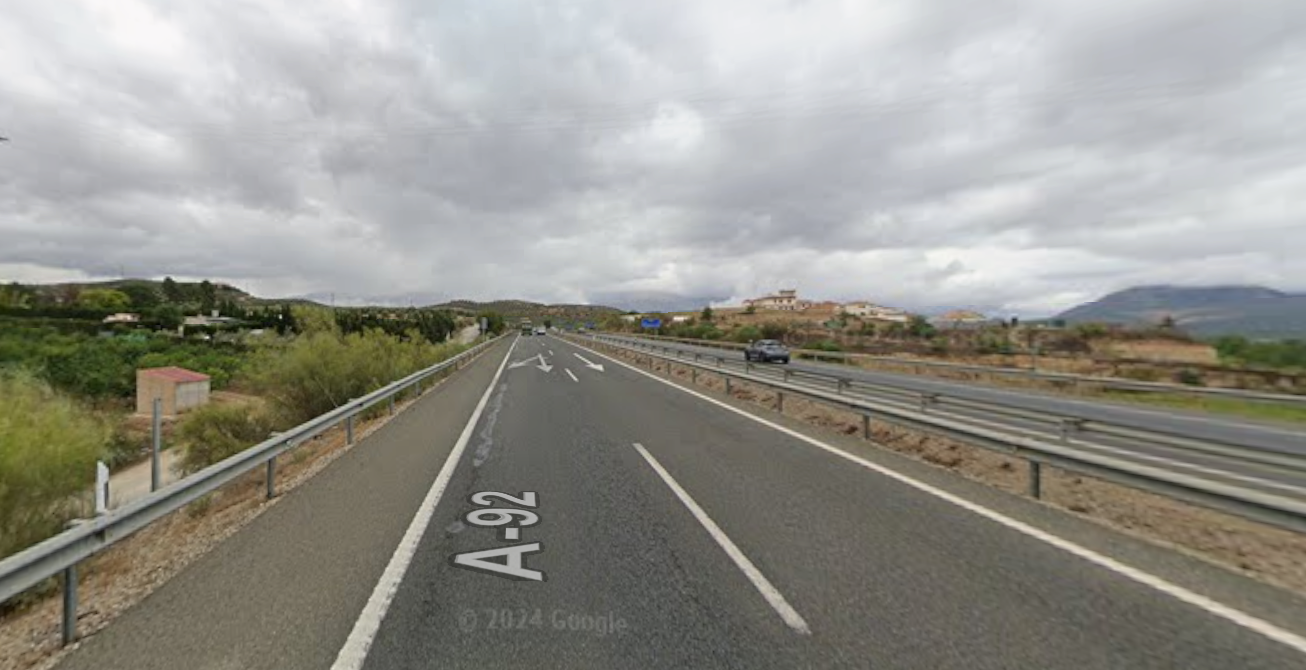 Lugar donde fue atropellado el menor.