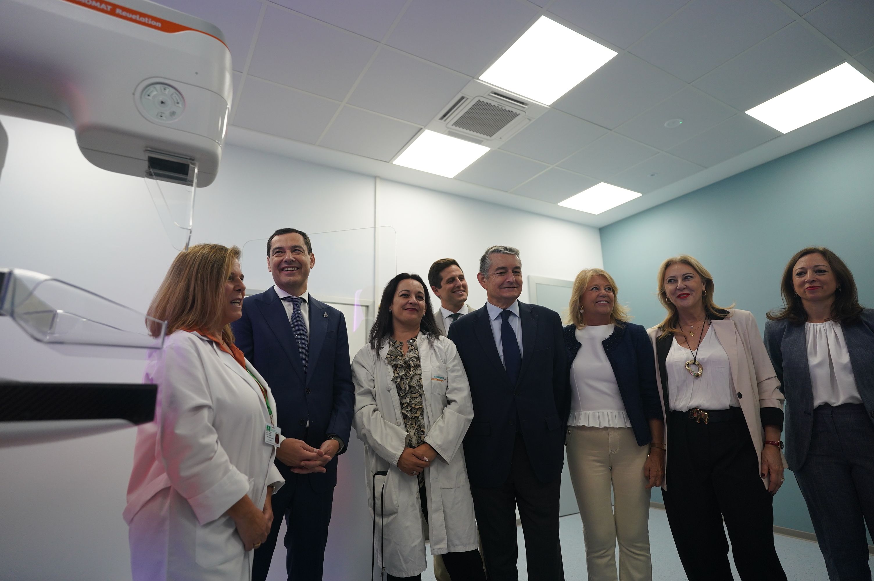 Moreno en un acto sanitario. Moreno en un acto sanitario.