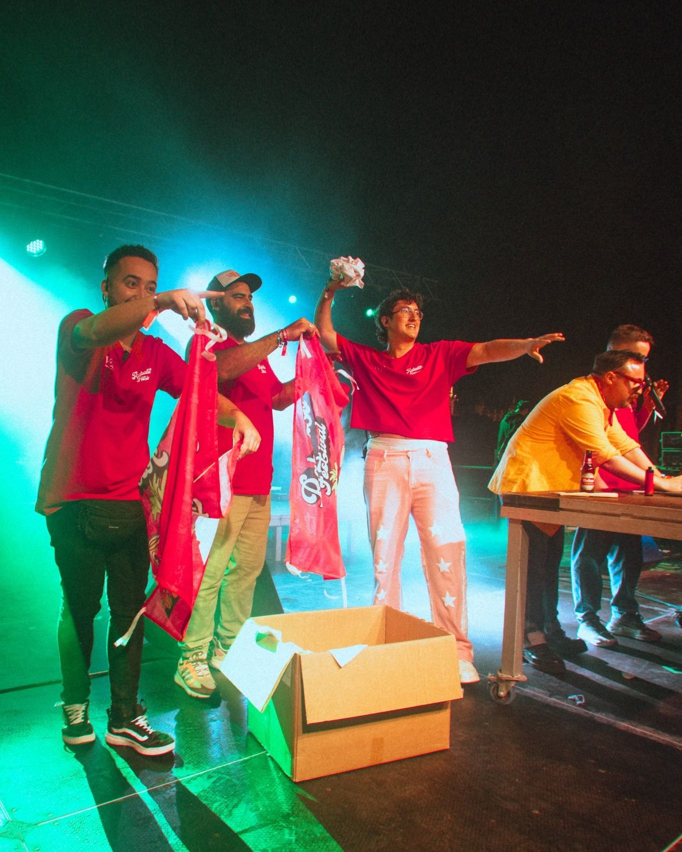 Organizadores del evento, el pasado año.