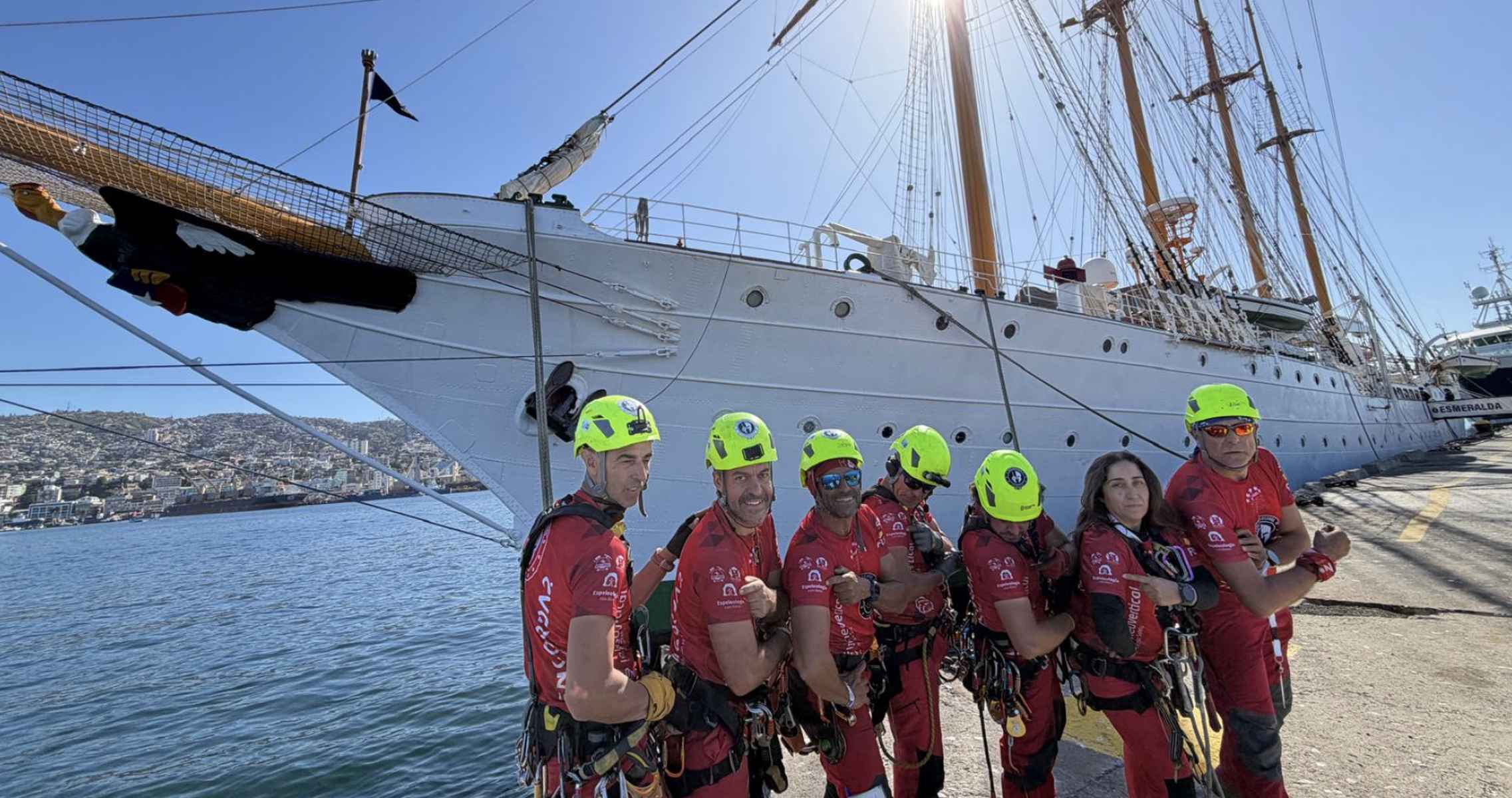 Los componentes de Espeleosocorro sin Fronteras que ha logrado una gran hazaña en Chile.