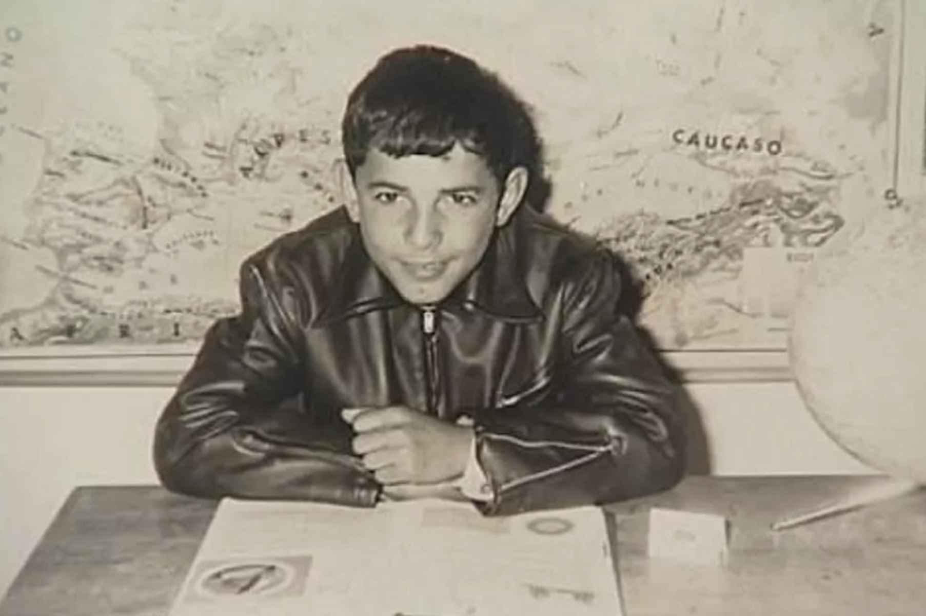 Alberto Pérez Elvira, en la escuela.