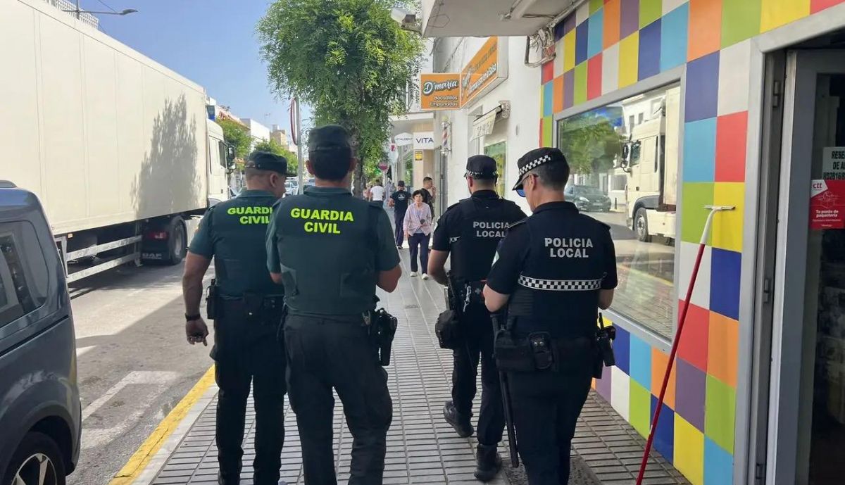 Intervención de la Policía Local de Barbate.
