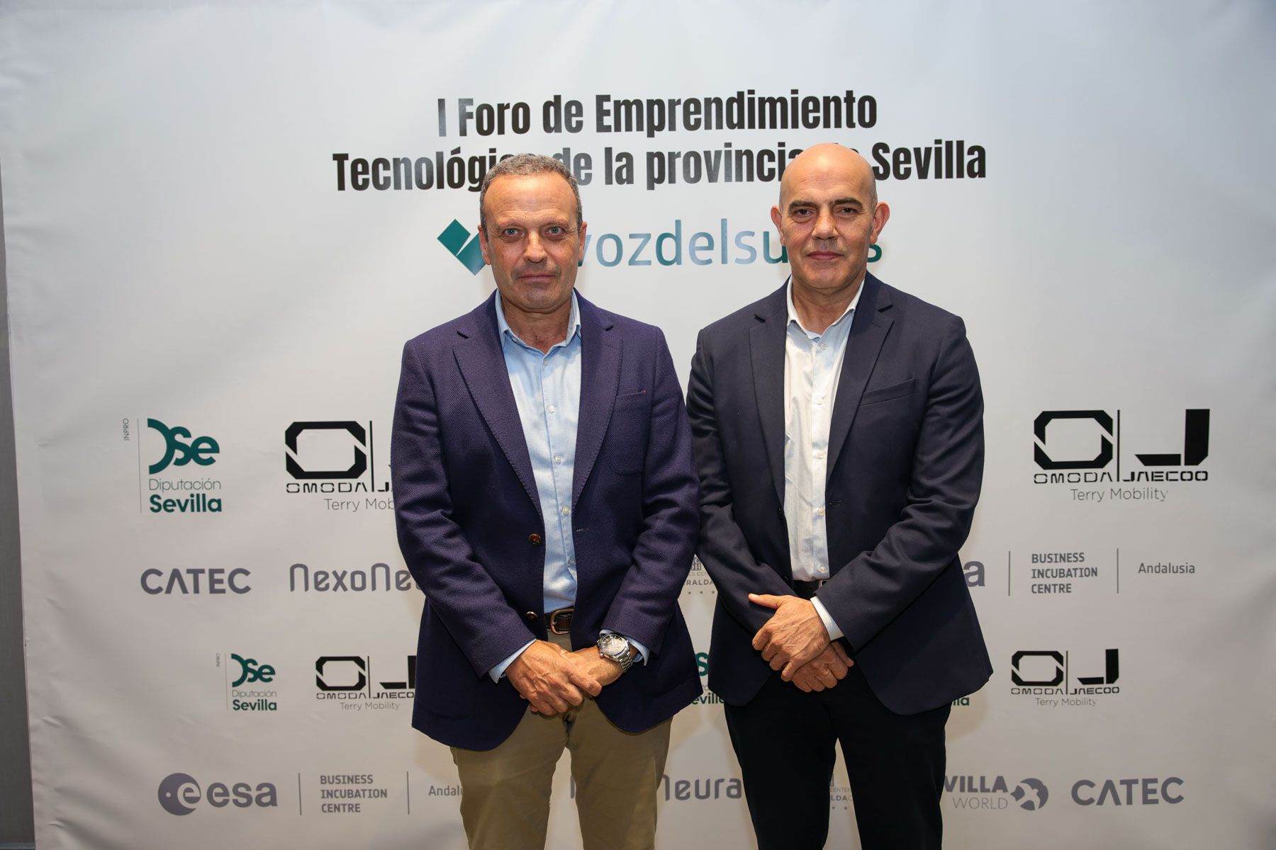 Julio Pérez, director de Soltel y Antonio Alcántara, gerente de onTech Innovation.