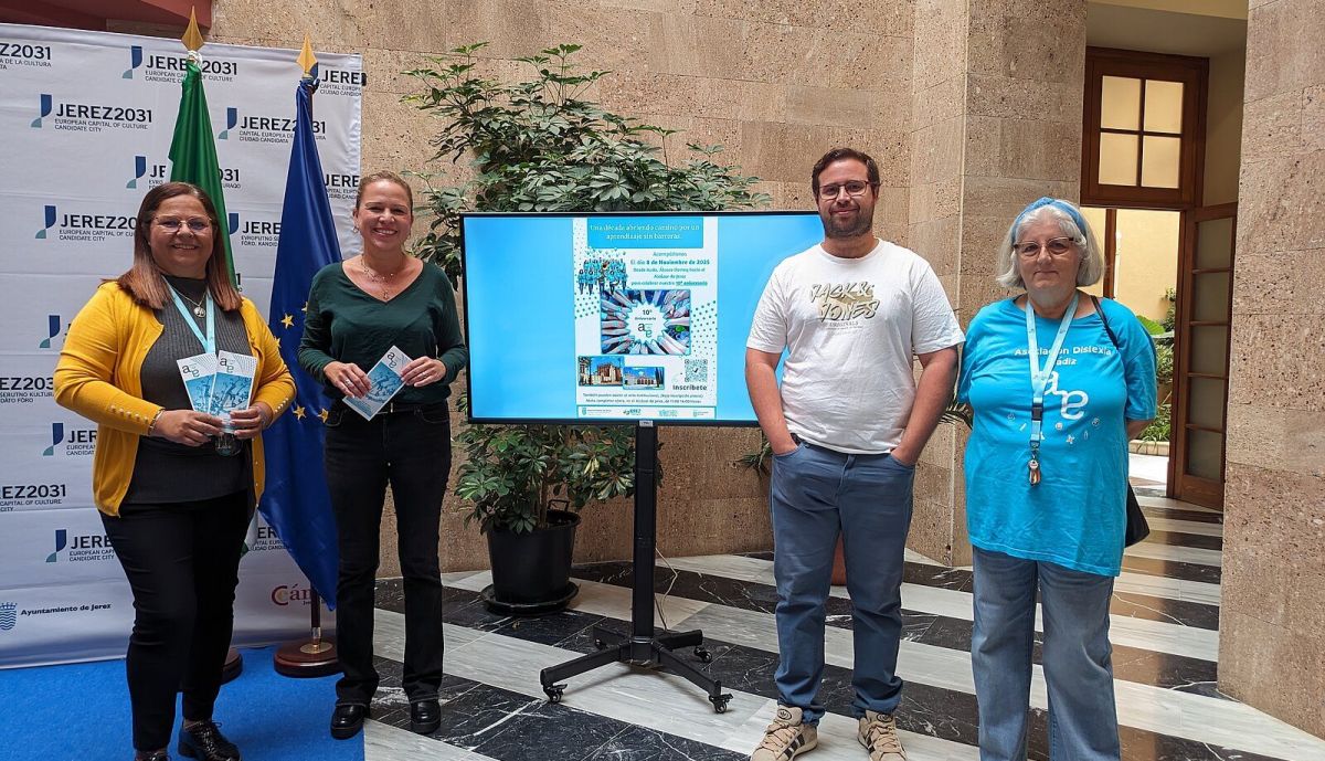 Presentación de la gala de Dislexia Cádiz en Jerez.