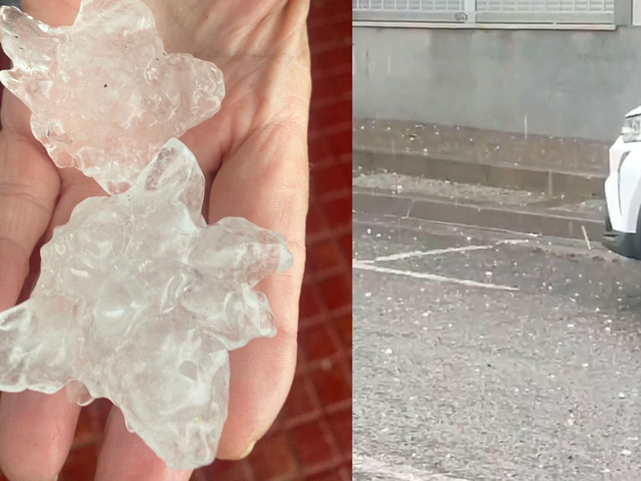 Granizo en Jédula, en una imagen de Cádiz Meteo. Granizo en Jédula, en una imagen de Cádiz Meteo.